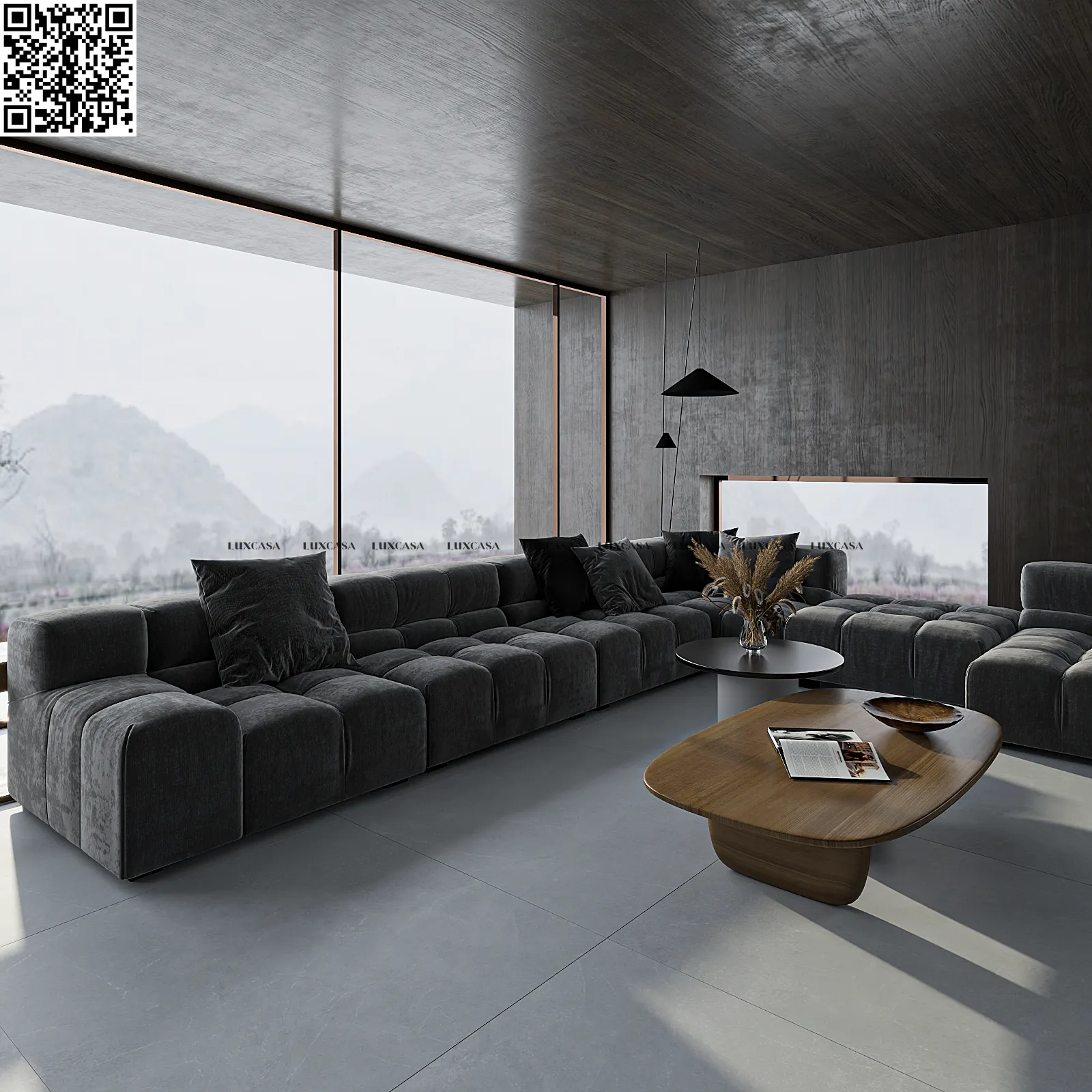 Gạch 1200X1200 giả đá 120LU12C02