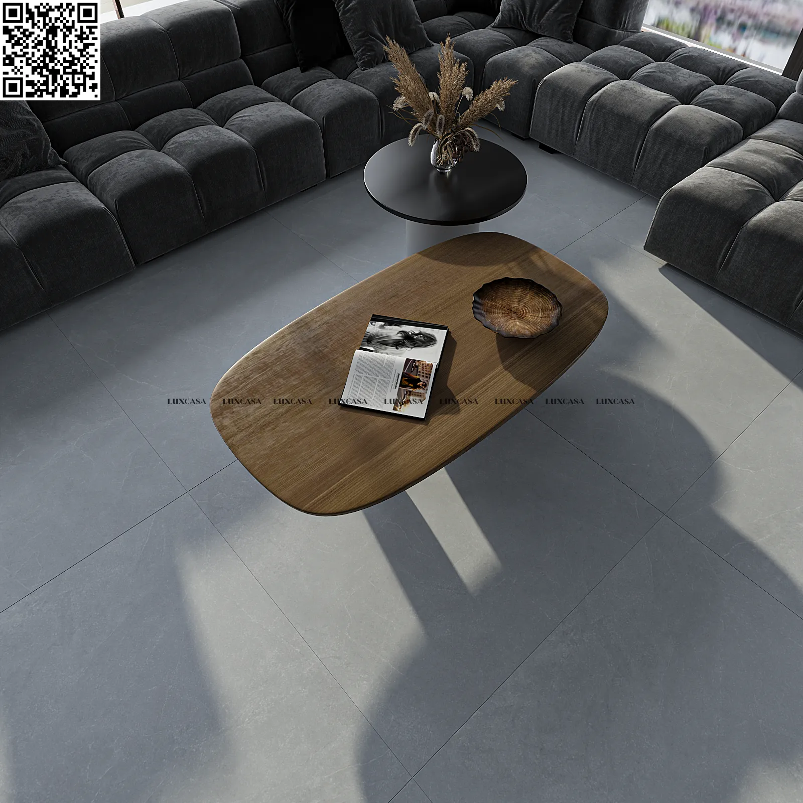 Gạch 1200X1200 giả đá 120LU12C02