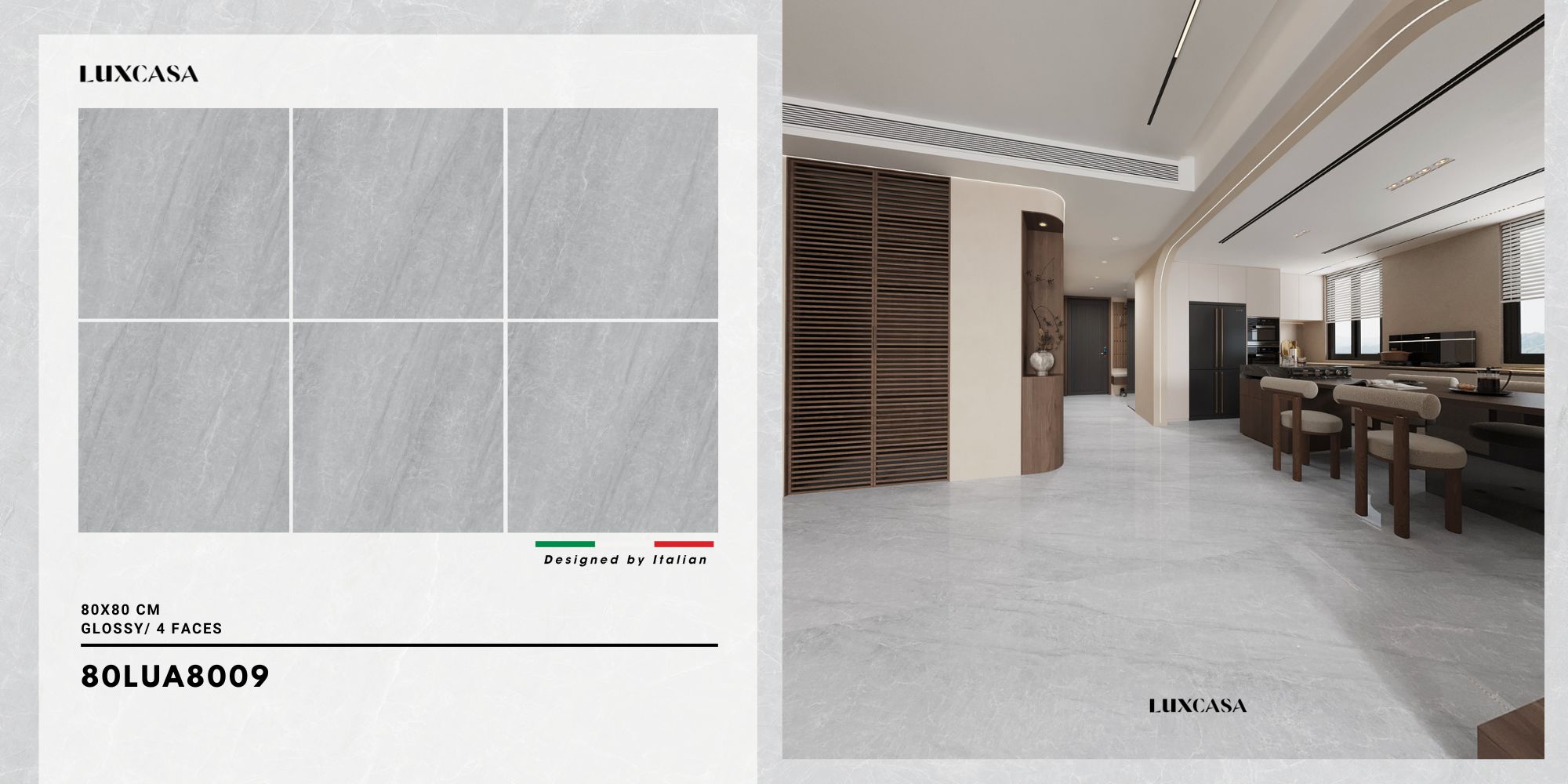 Gạch bóng 800x800 80LUA8009