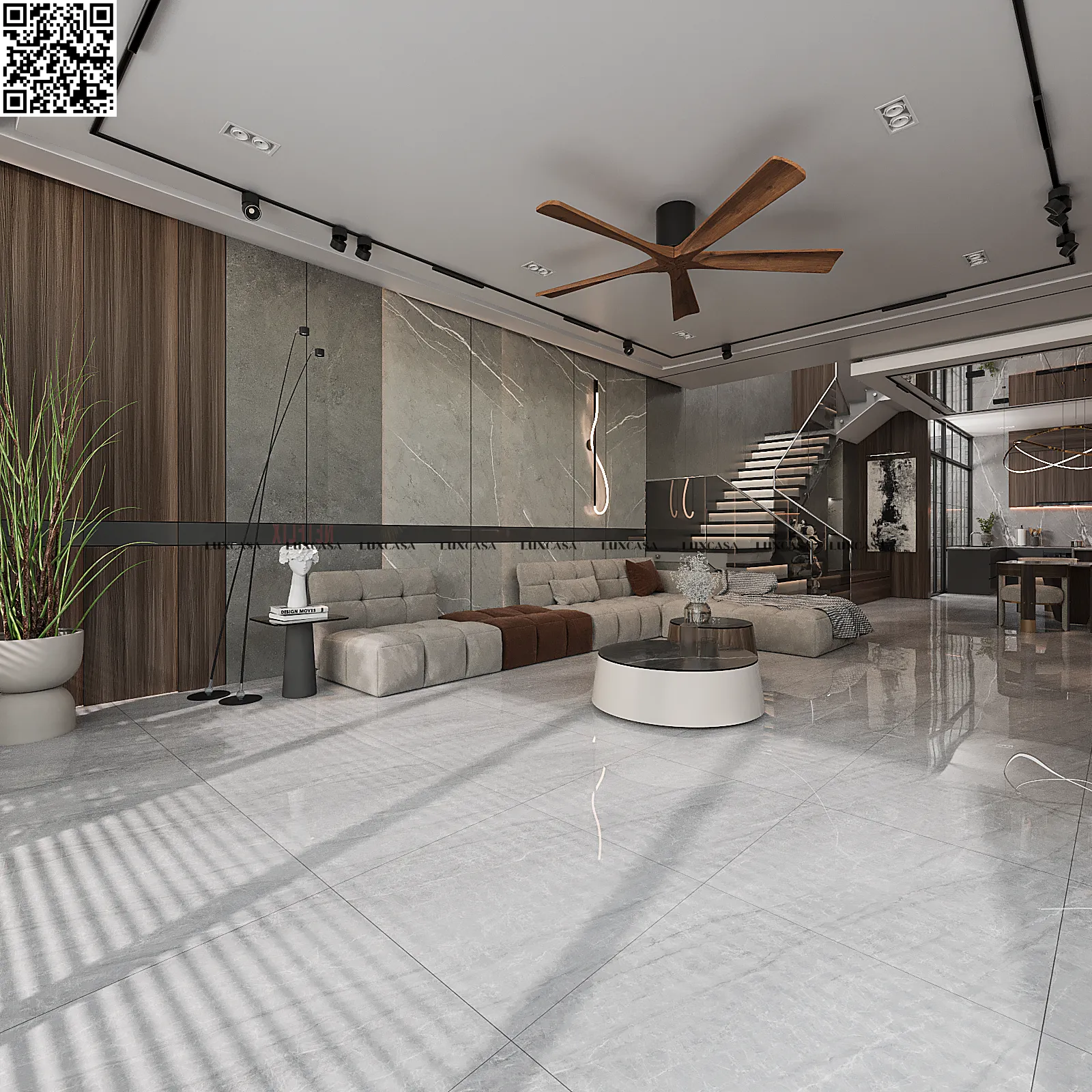 Gạch bóng 800x800 80LUA8009