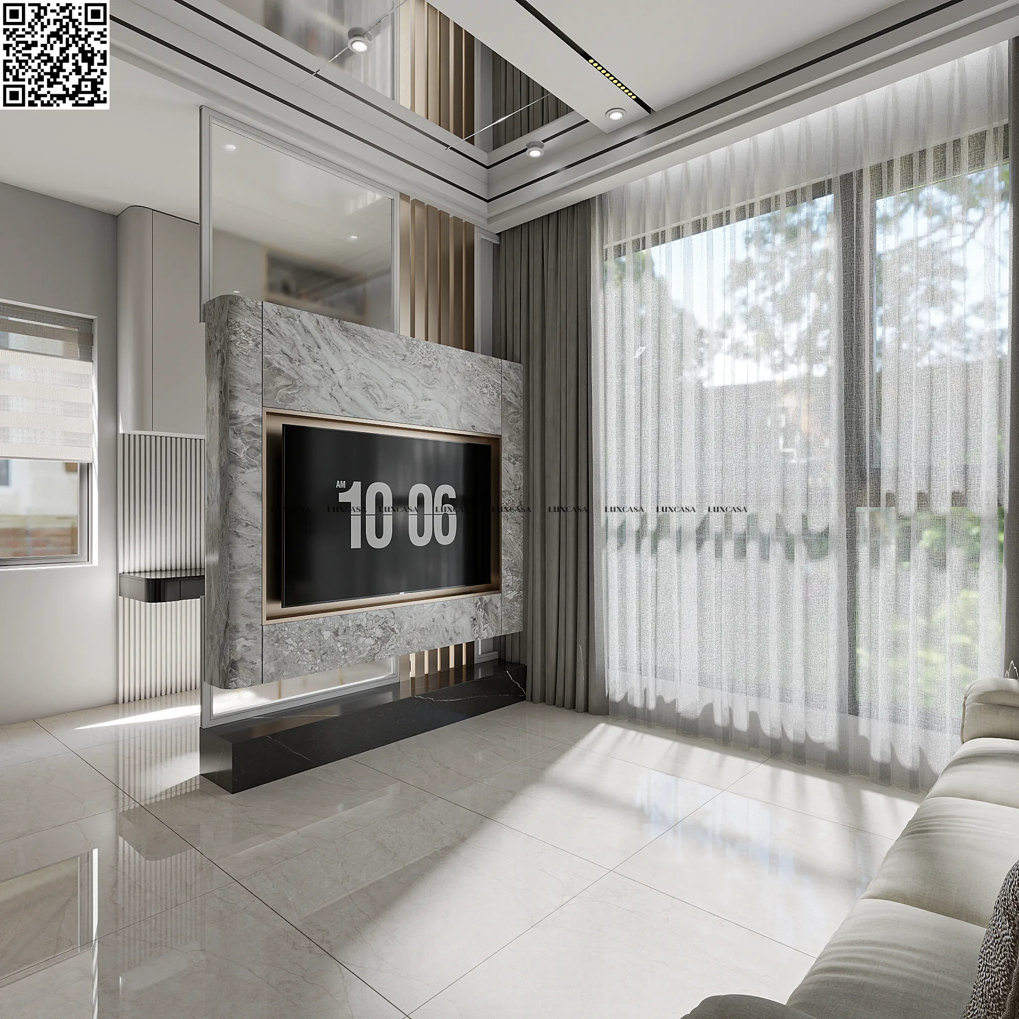 Gạch bóng 800x800 màu kem 80LU1112