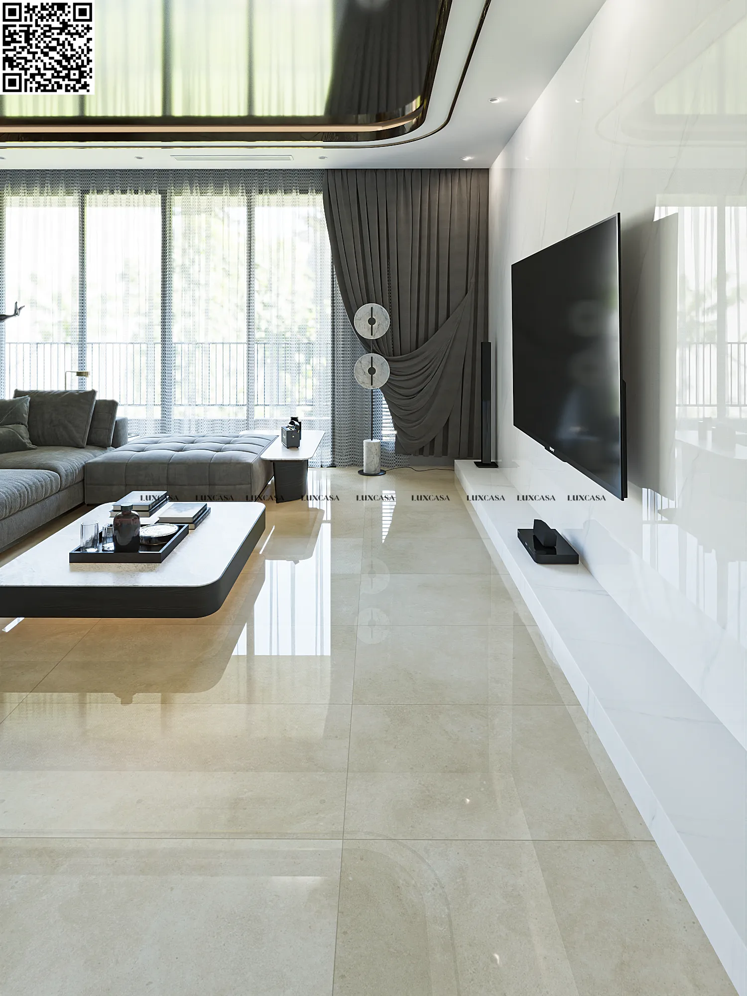 Gạch bóng lát nền phòng khách 60x120 612LU61240 (4)