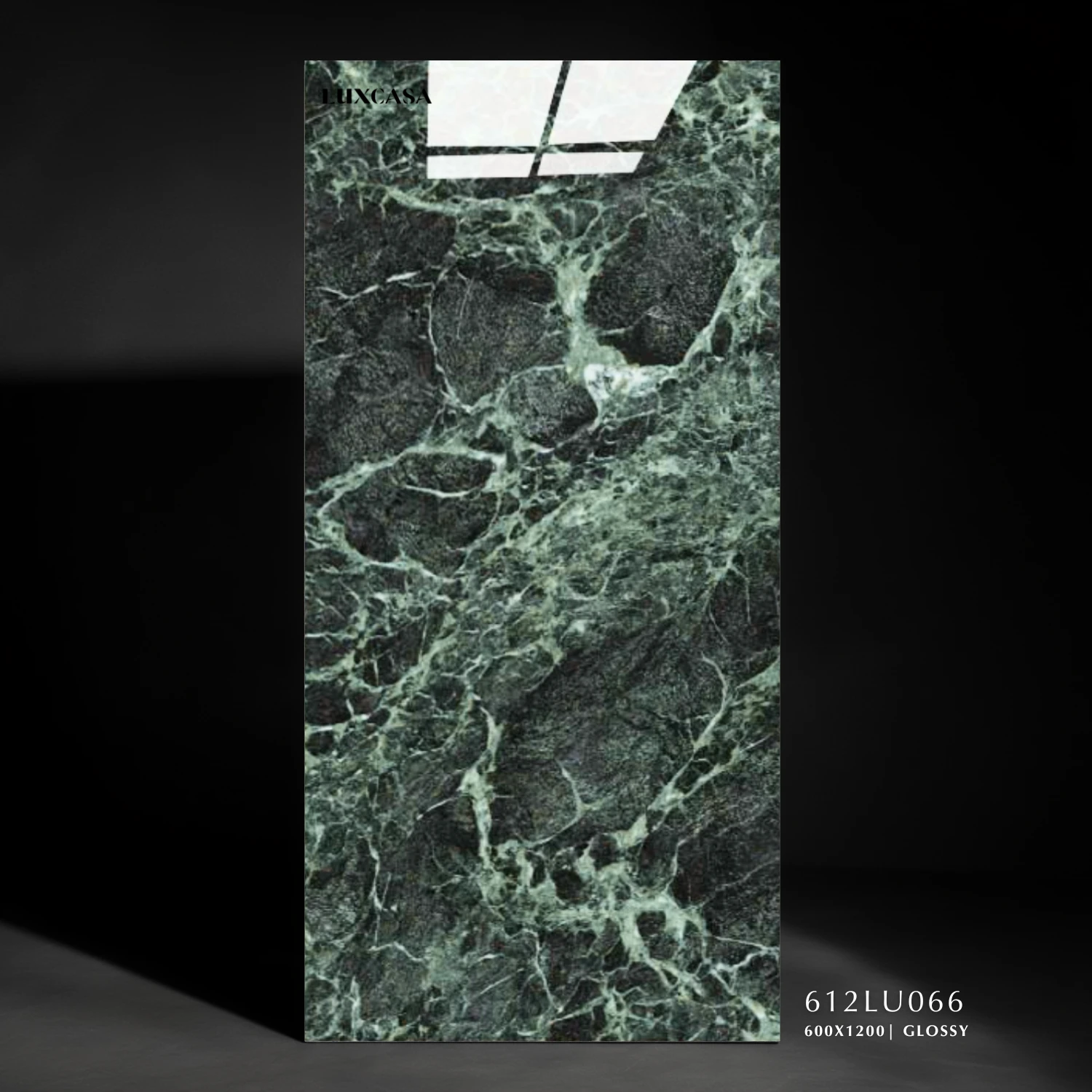 Gạch bóng xanh rêu 60×120 612LU066