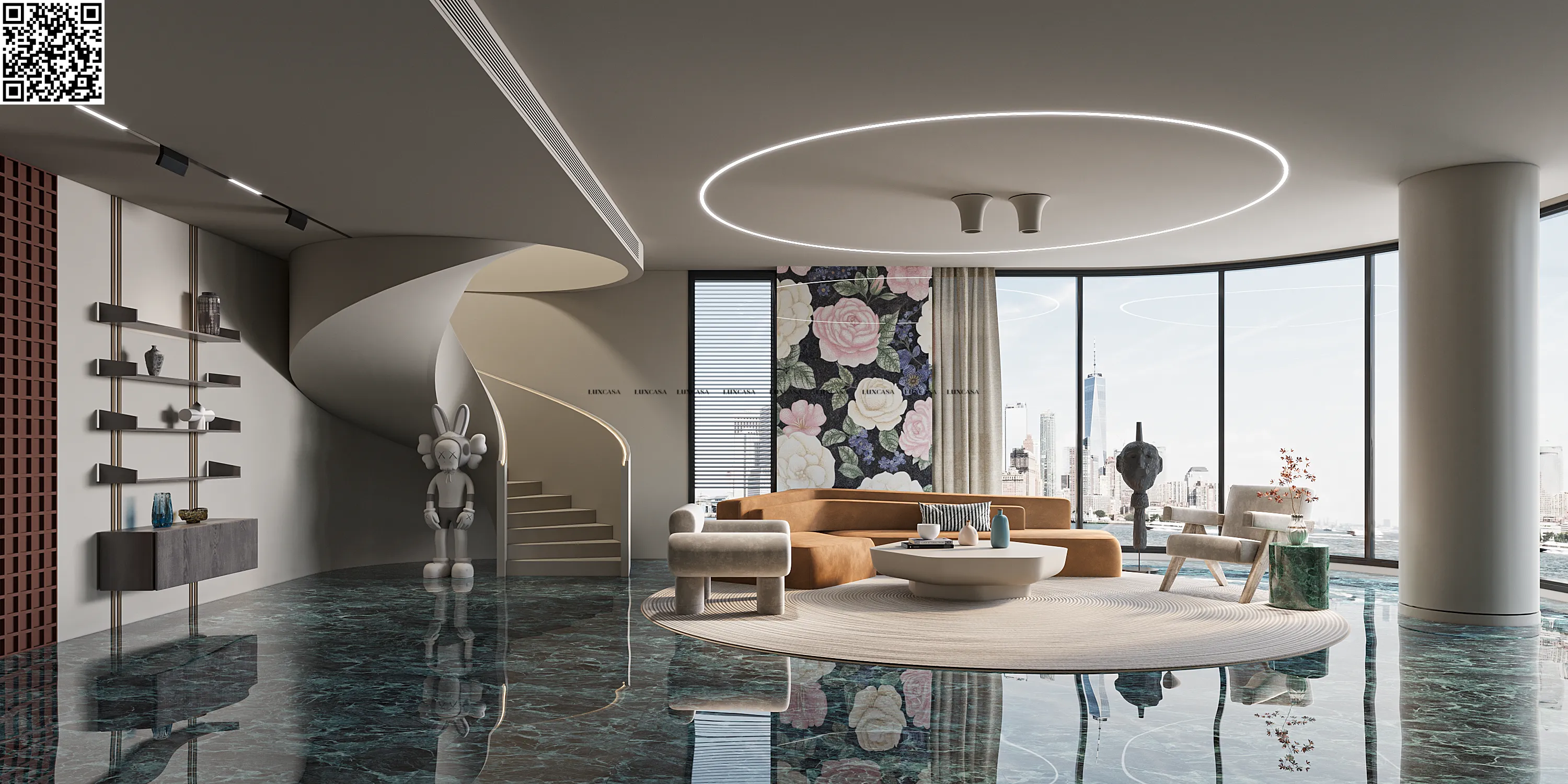 Gạch bóng xanh rêu 60×120 612LU066