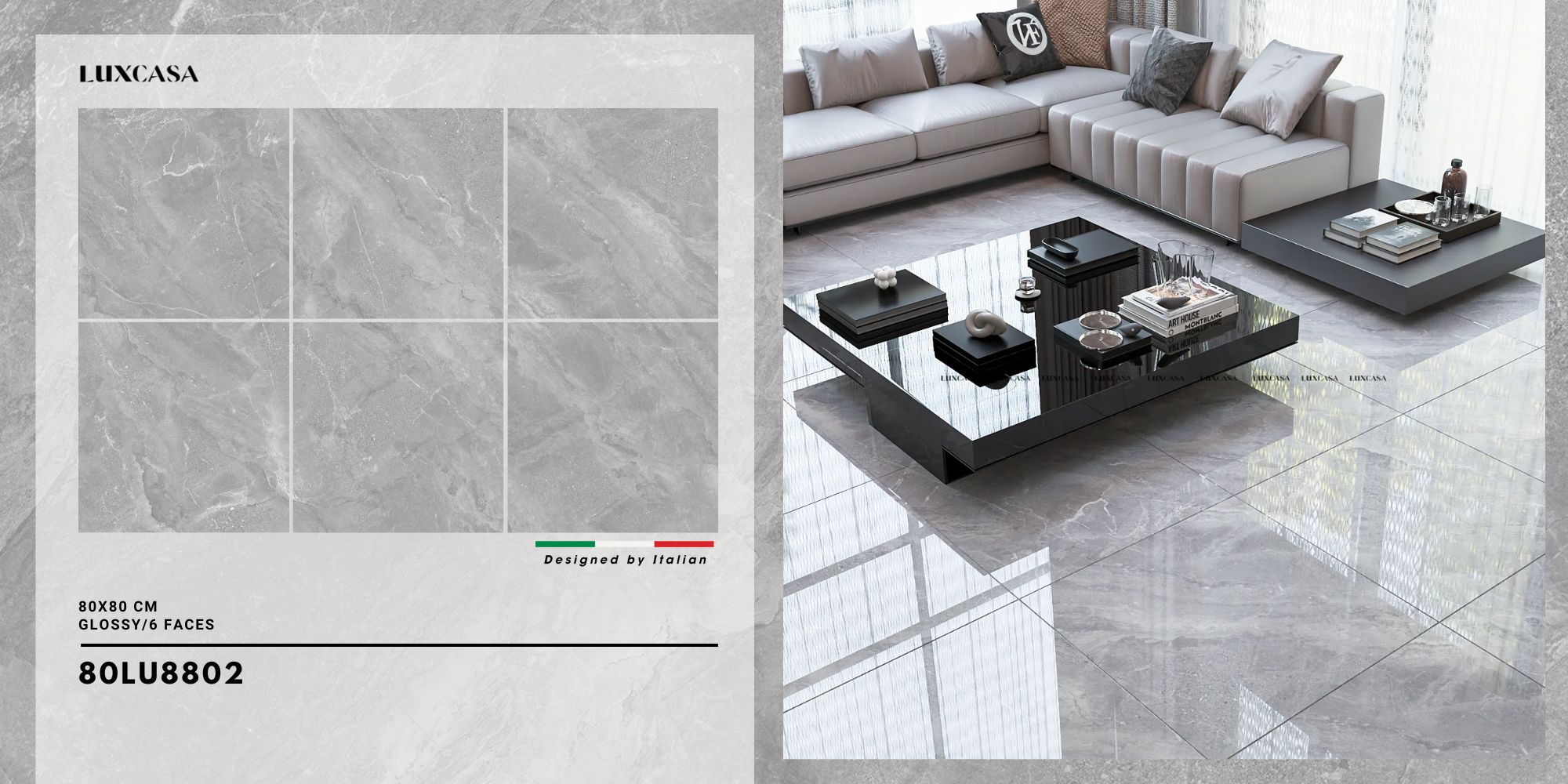 Gạch bóng 800x800 80LU8802