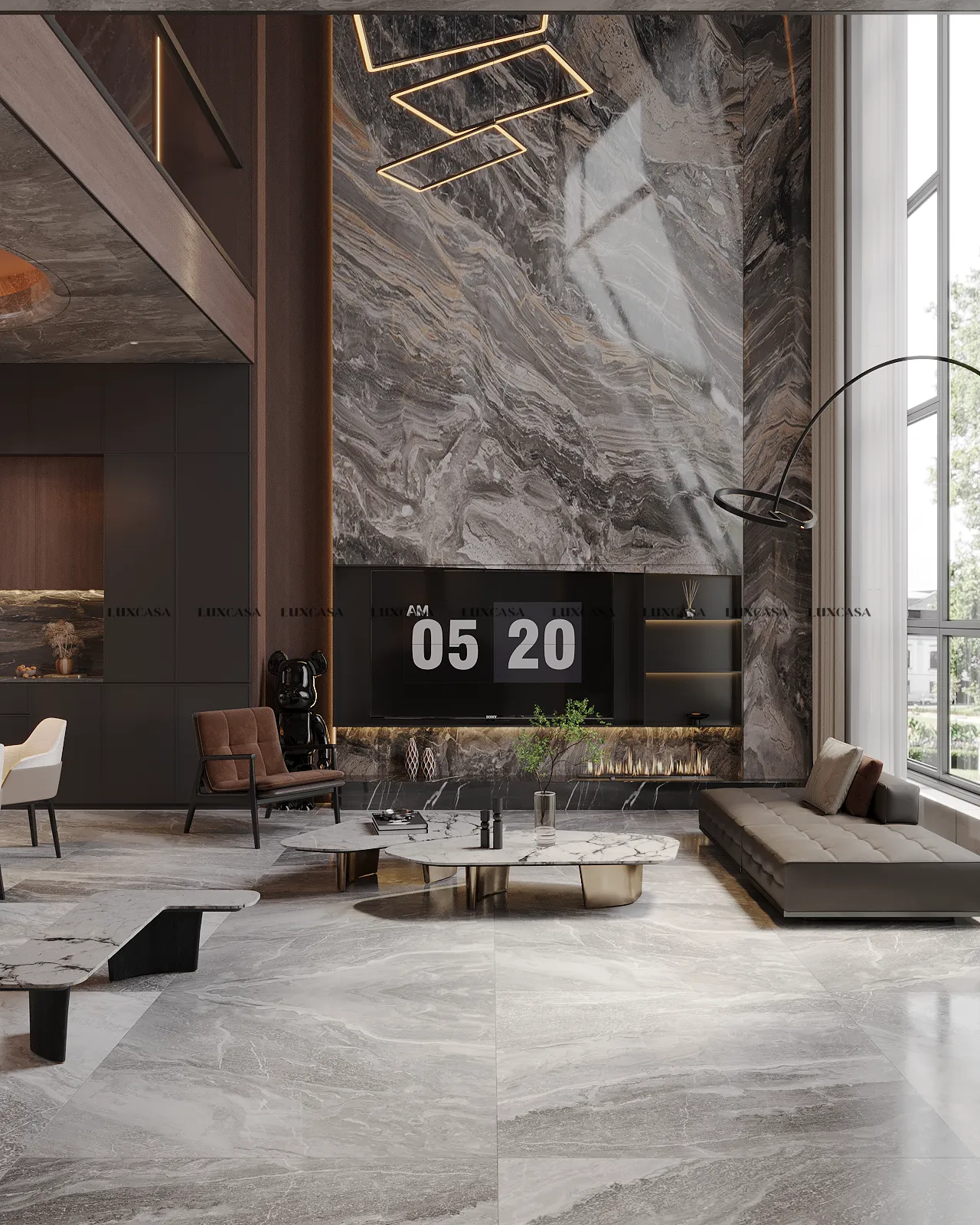 Gạch lát nền phòng khách 1200X1200 120LU121204 (1)