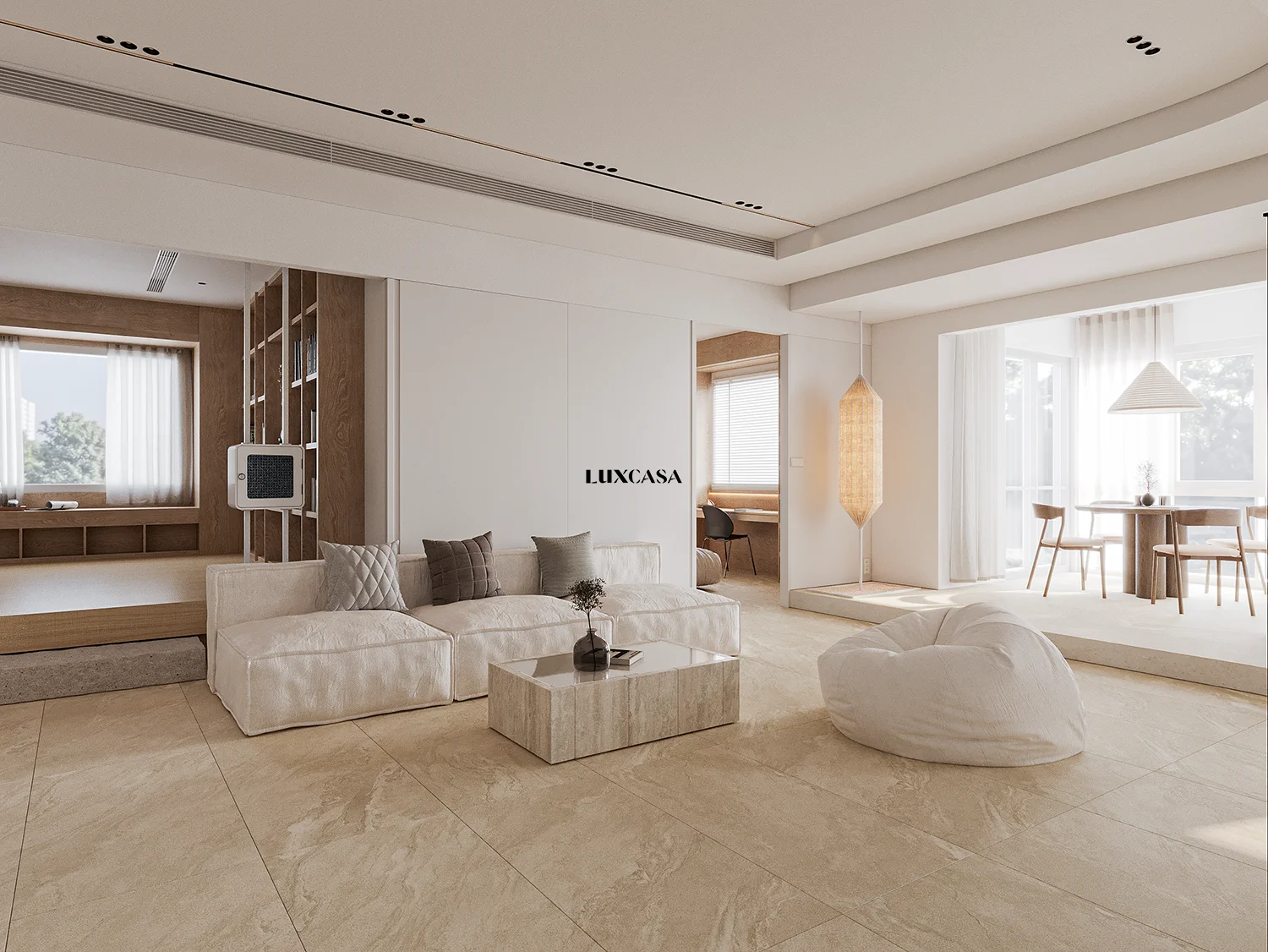 Gạch lát sàn mờ 60×120 612LUSA-BE