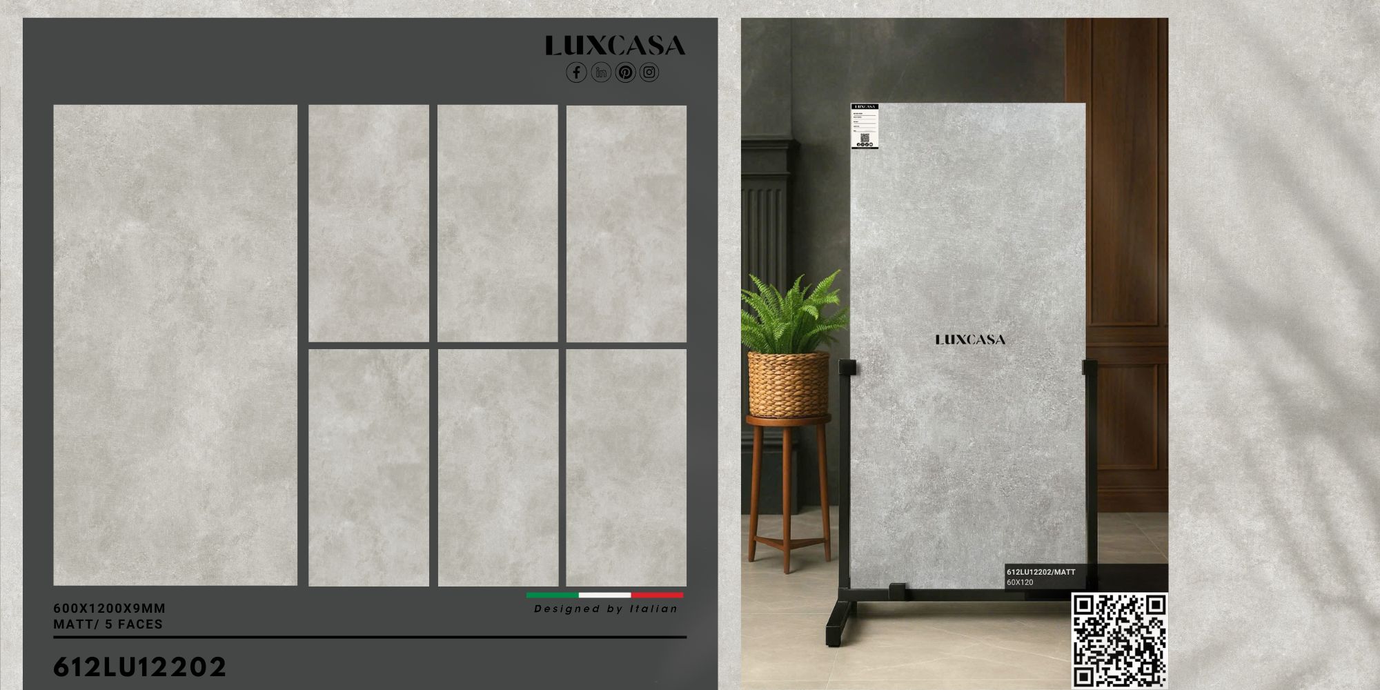 Gạch mờ 60×120 612LU12202