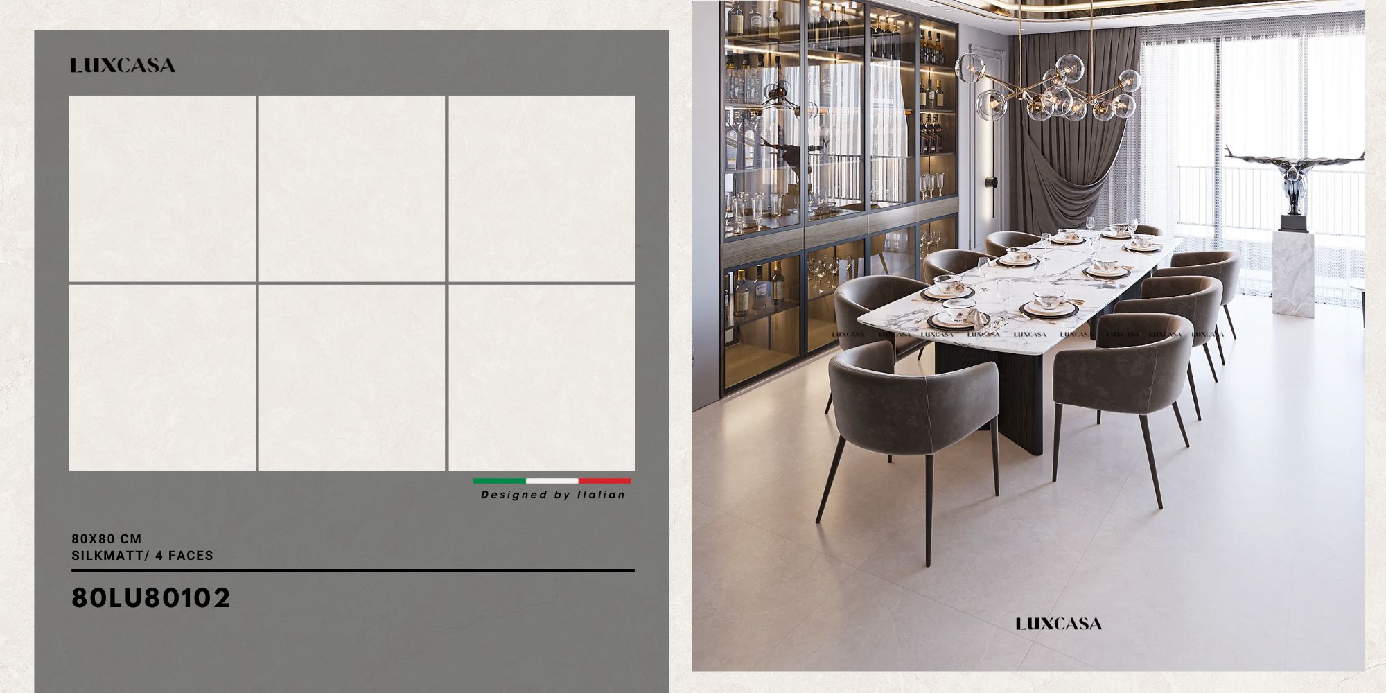 Gạch mờ 800×800 80LU80102