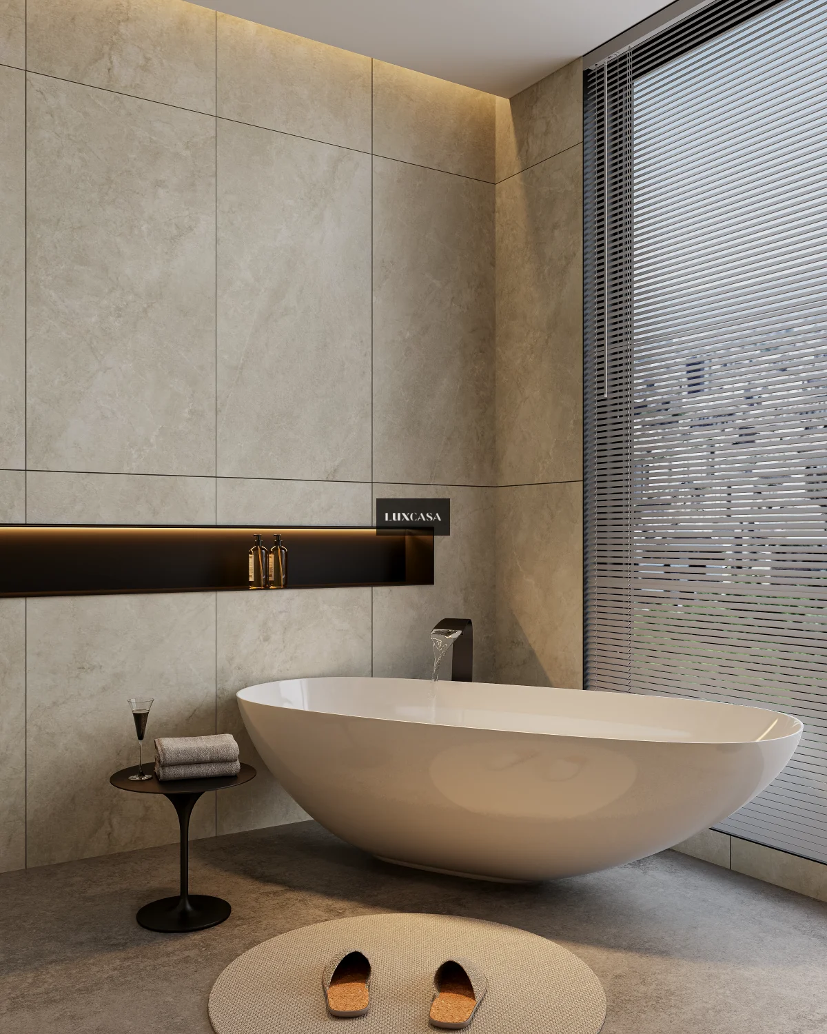 Gạch ốp nhà vệ sinh 60×120 612NB-AM-H