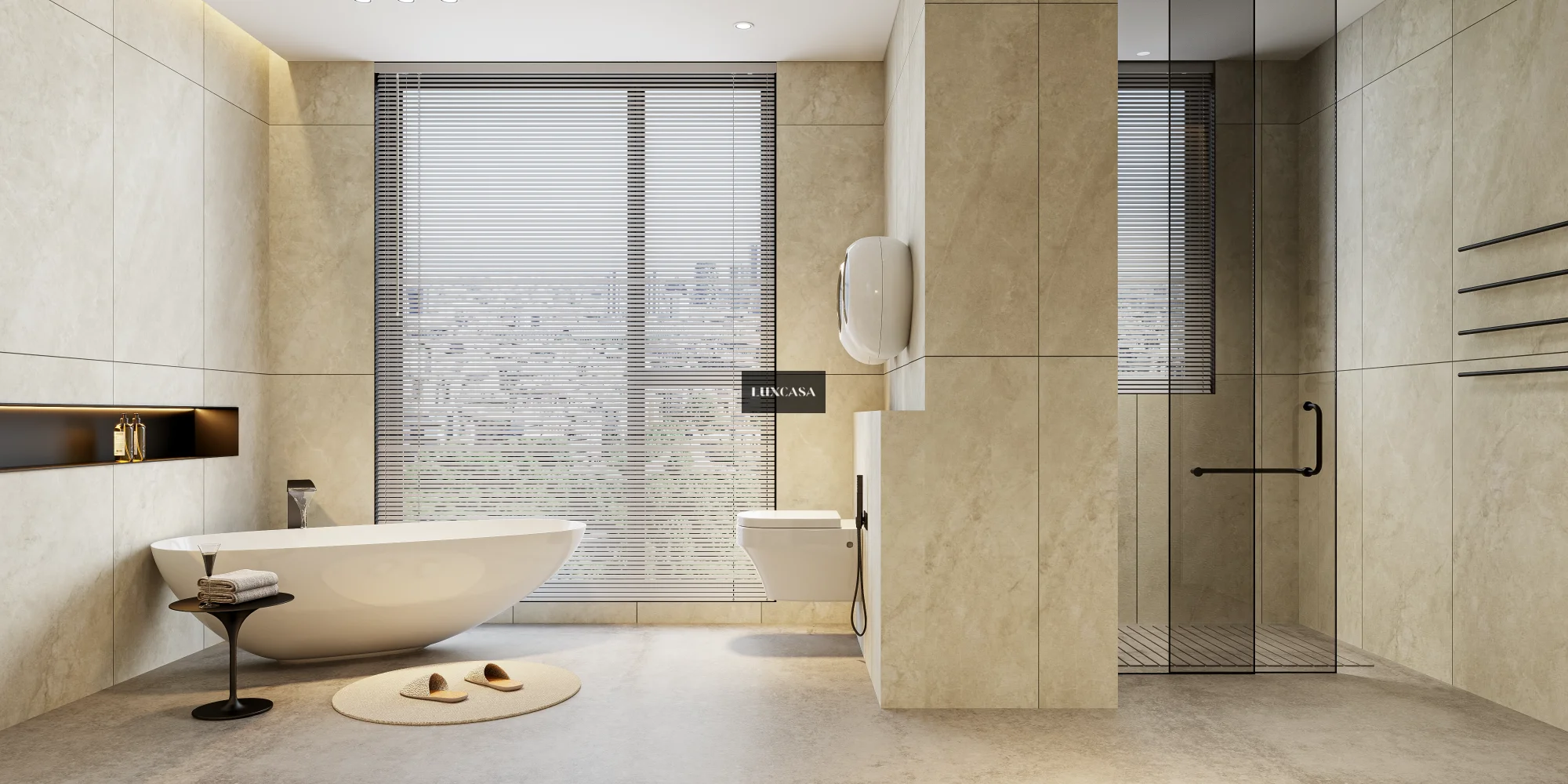 Gạch ốp nhà vệ sinh 60×120 612NB-AM-H