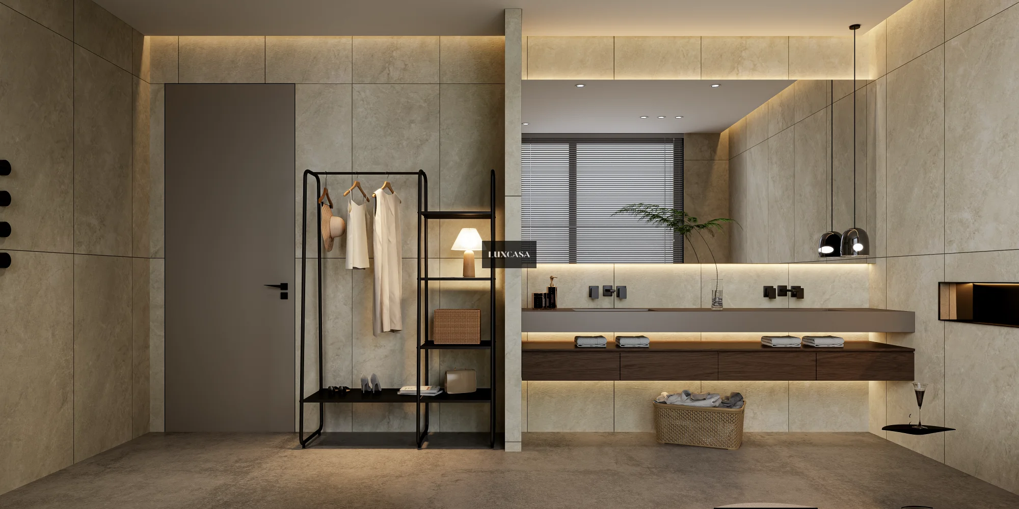 Gạch ốp nhà vệ sinh 60×120 612NB-AM-H