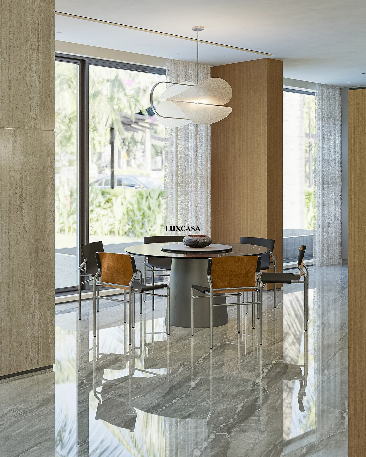 Gạch phòng khách bóng xám 60x120 612LU61213