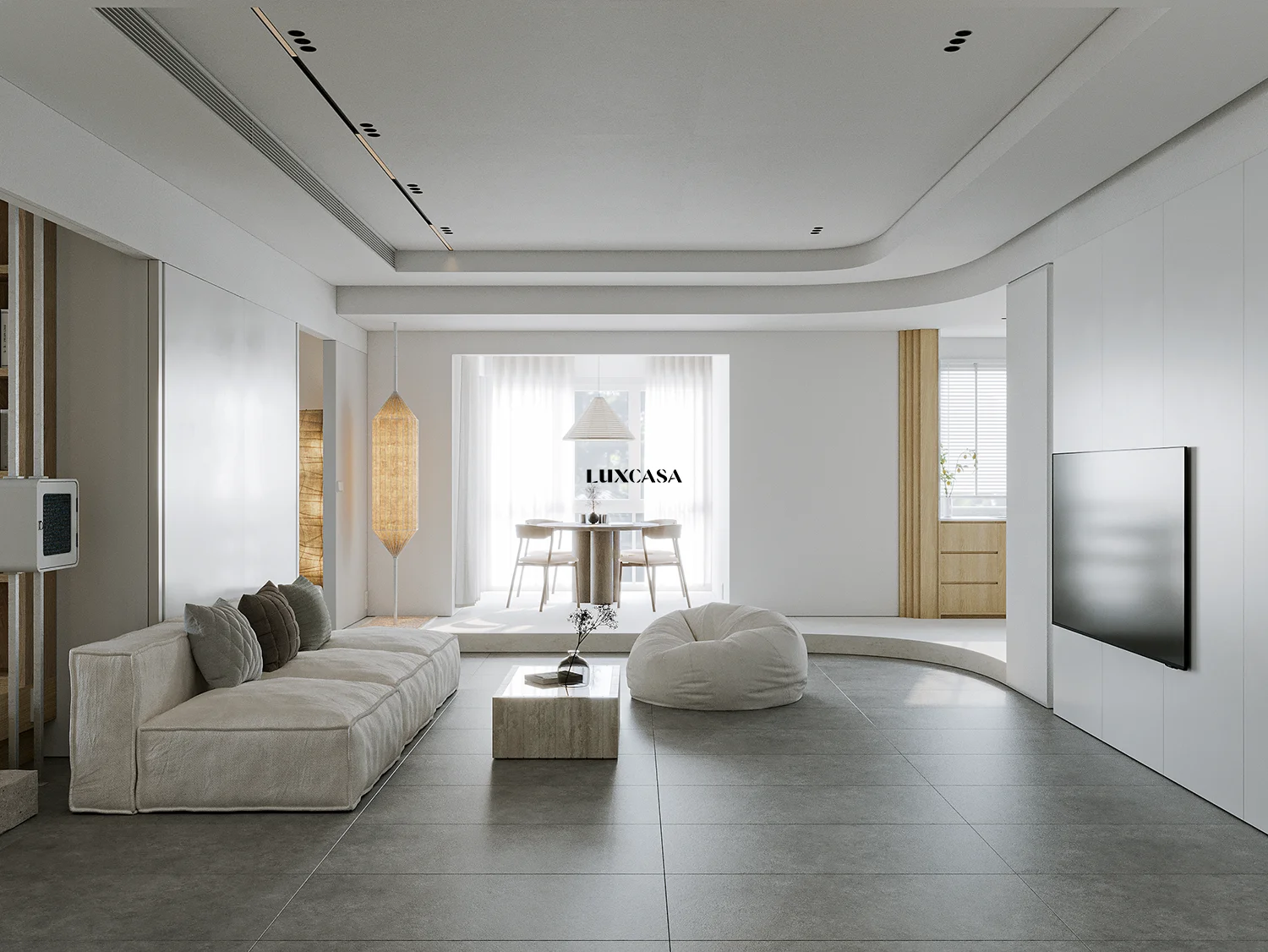 Gạch phòng khách xi măng mờ 60x120 612LU12A208