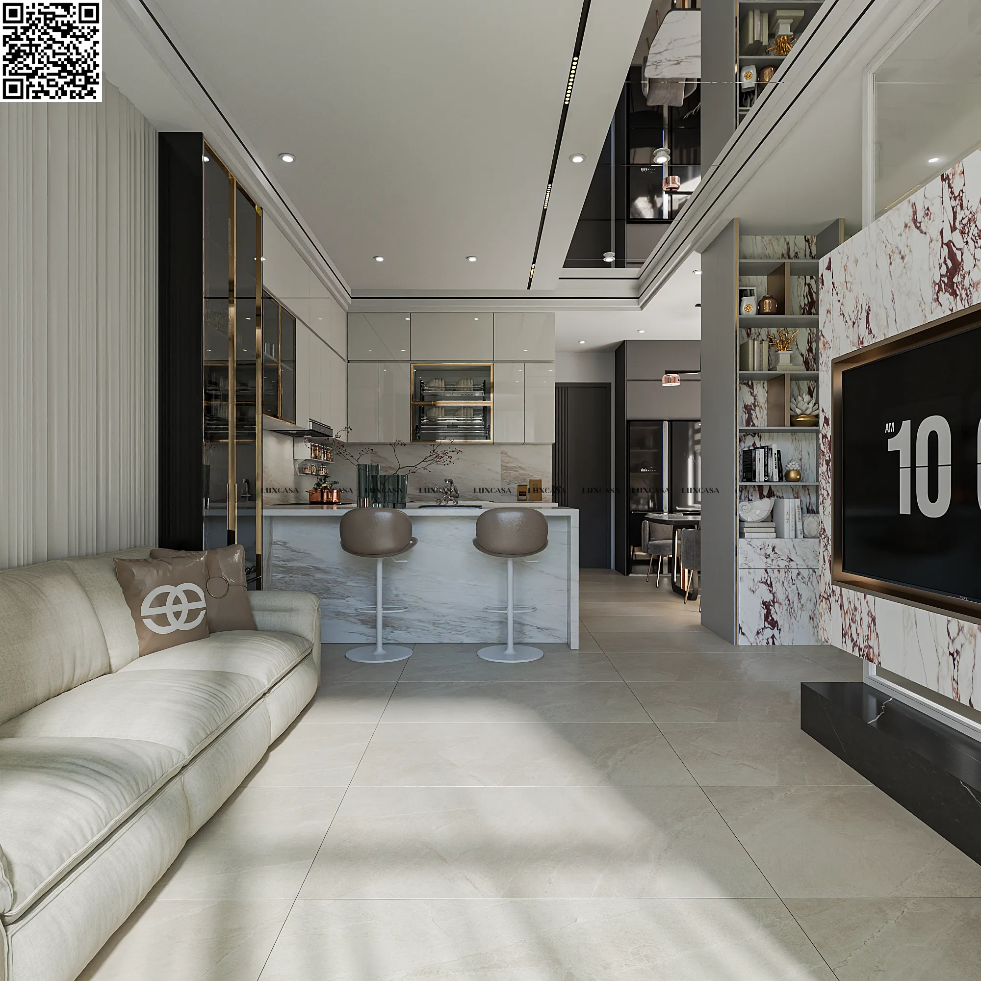 Gạch porcelain mờ 60X120 612LU61228
