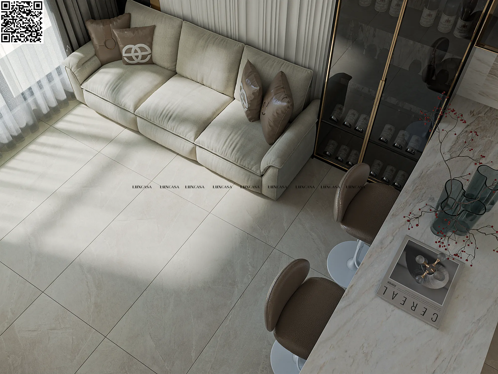 Gạch porcelain mờ 60X120 612LU61228