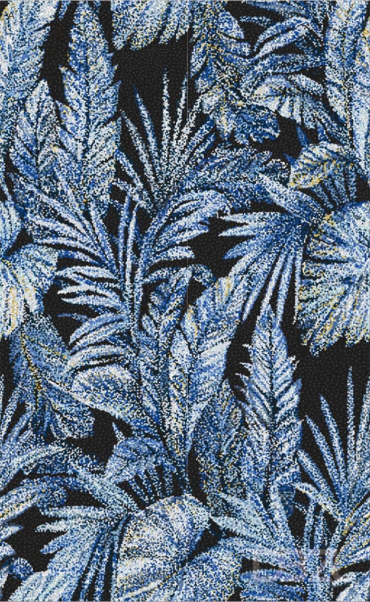 Gạch tranh mosaic màu xanh 826LU82609-MSK-07