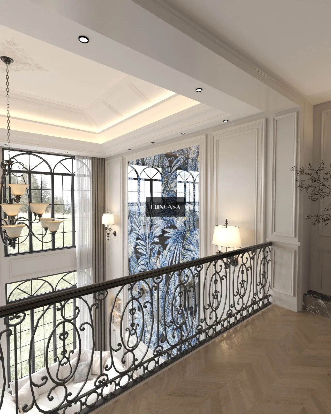 Gạch tranh mosaic ốp phòng khách 826LU82609-MSK-07