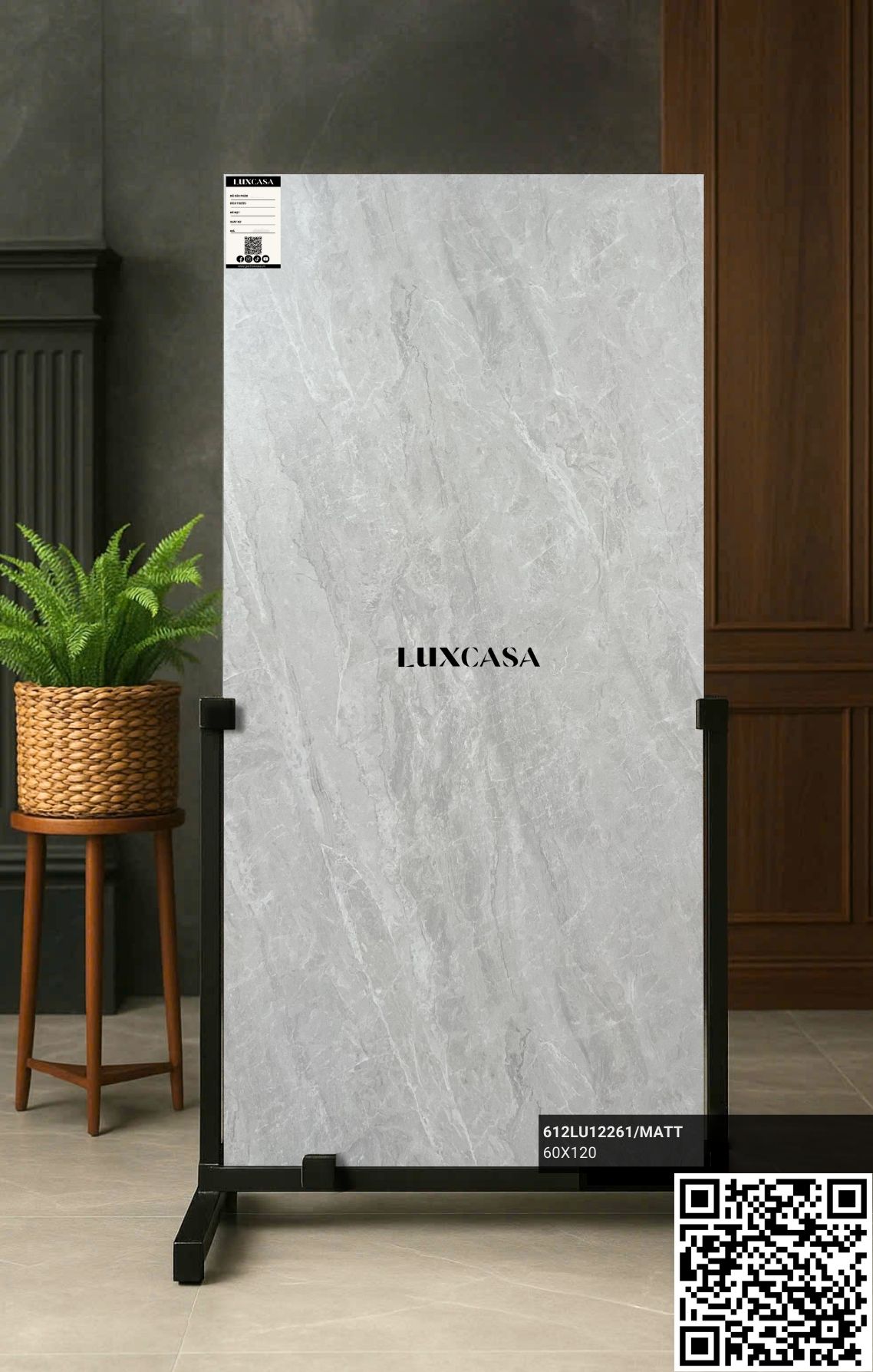 Gạch vân đá mờ 60x120 612LU12261
