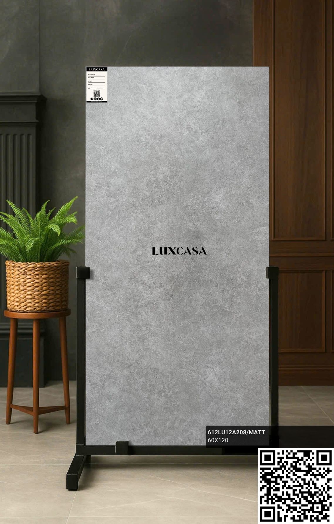 Gạch xi măng mờ 60×120 612LU12A208