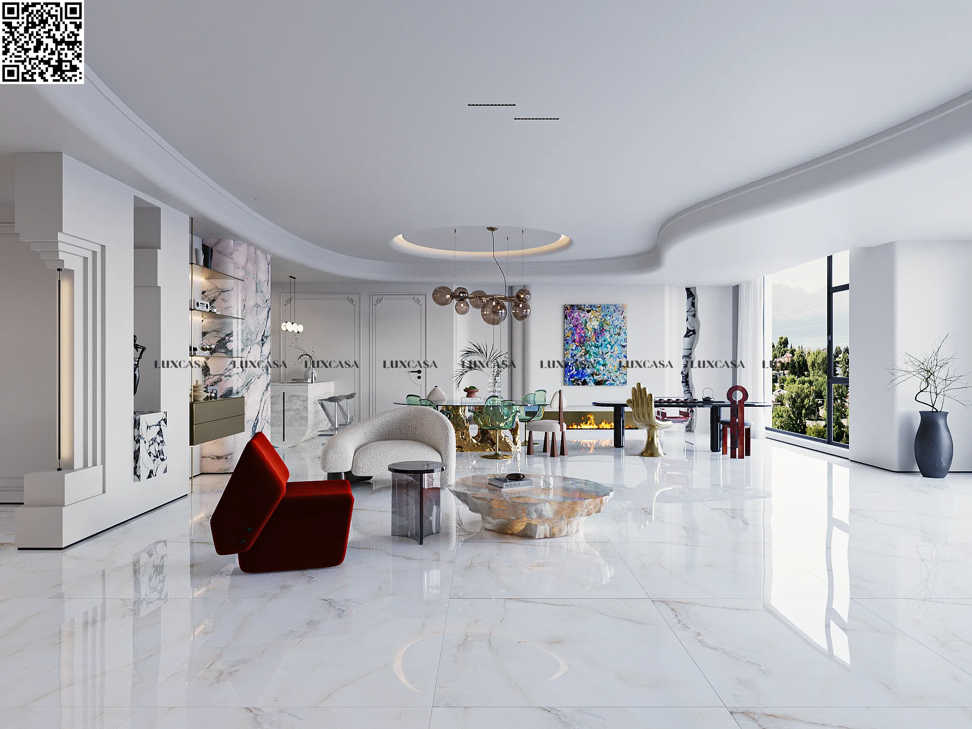 Gạch 1m×1m onyx 100LU1028