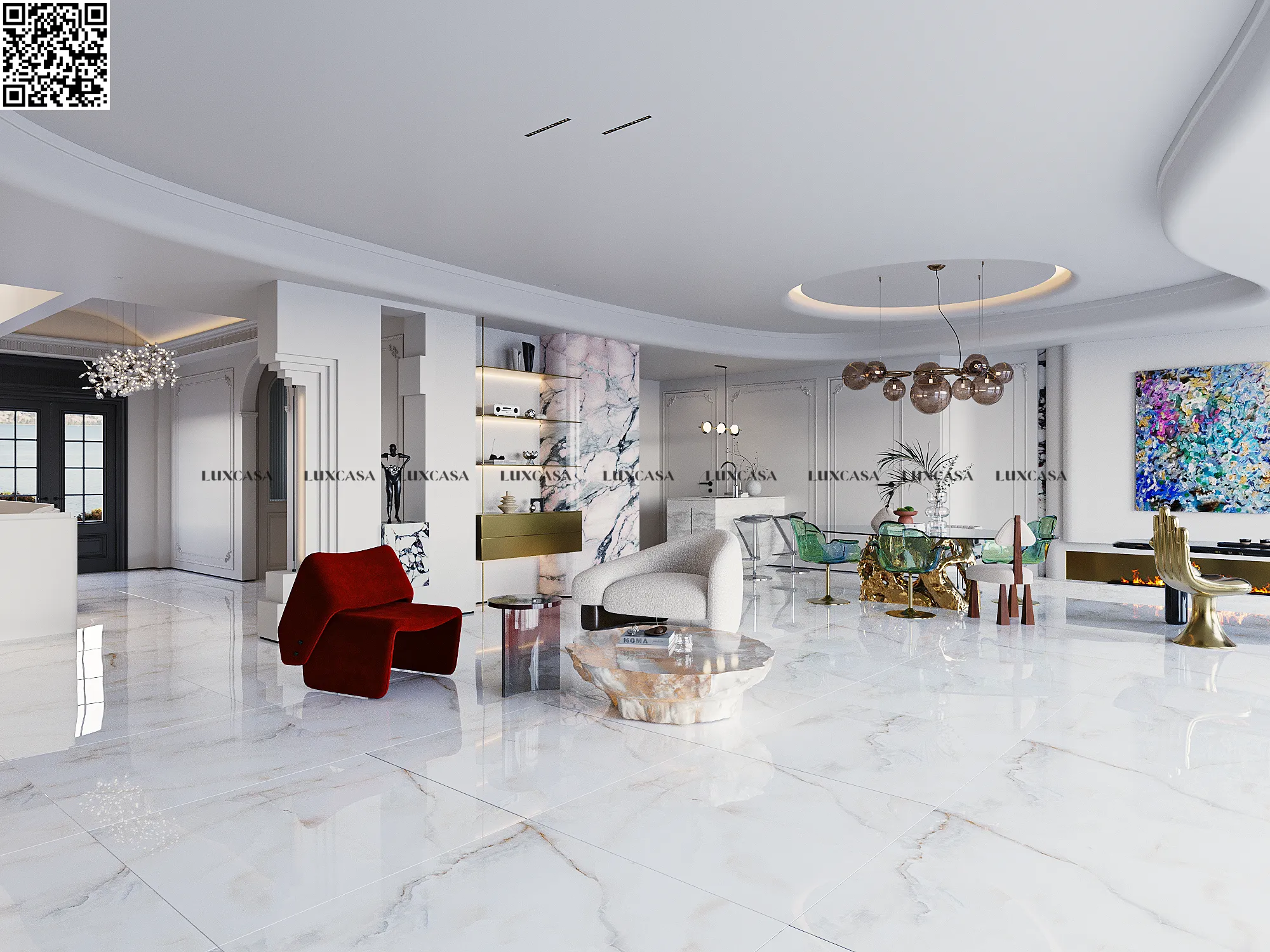 Gạch 1m×1m onyx 100LU1028