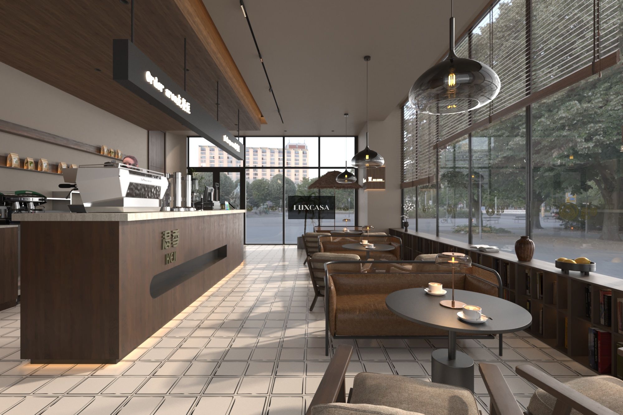 Gạch bông 40x40 lát quán cafe 40LUMFG4114 (2)