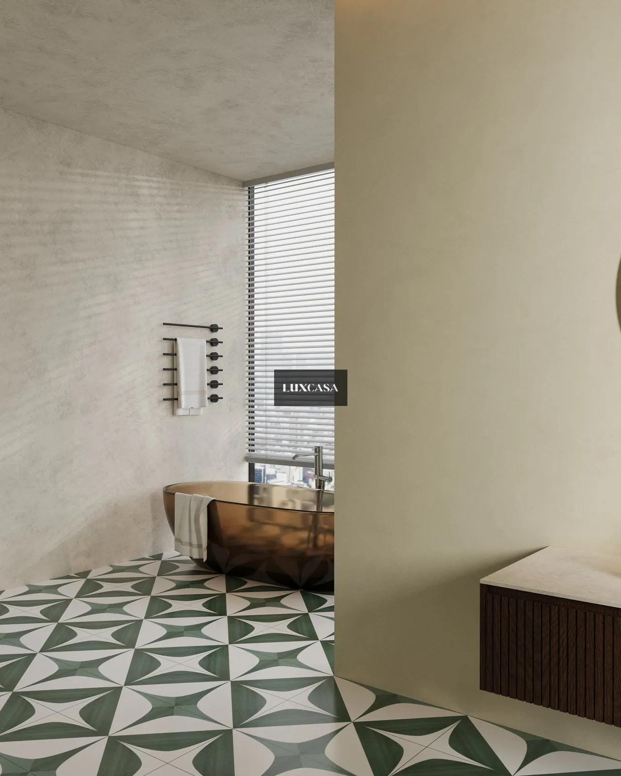 Gạch bông lát wc 300X300 30LUMF3109