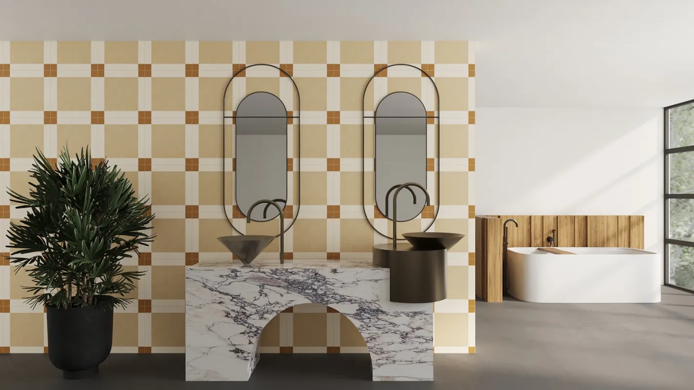 Gạch bông ốp wc 40×40 40LUMFG4121 (1)