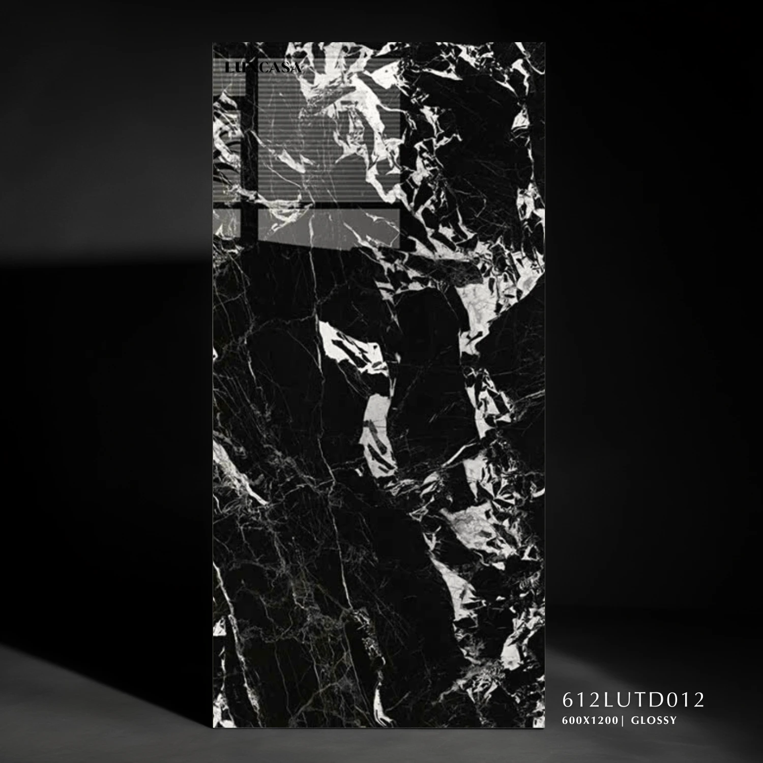 Gạch đen bóng 60x120 612LUTD012