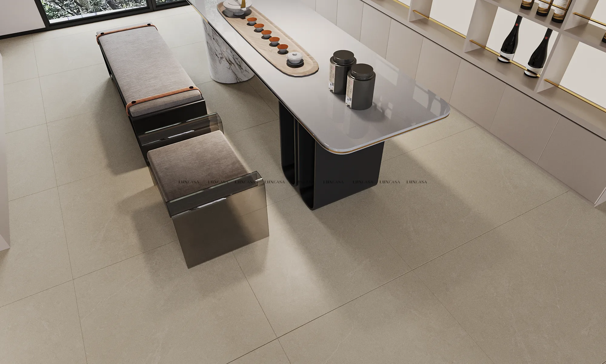 Gạch kem mờ mịn 80x80 80LU126