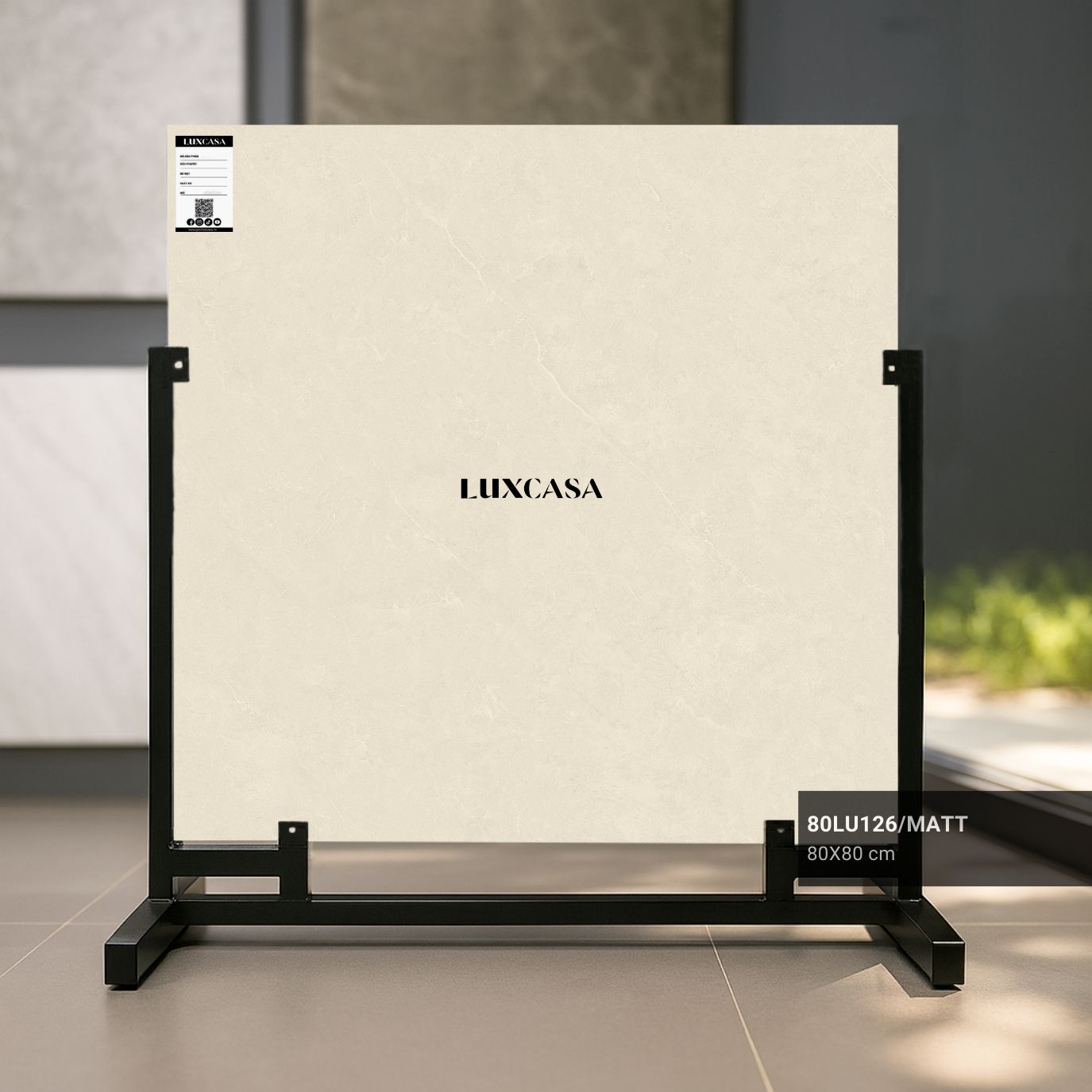 Gạch kem mờ mịn 80×80 80LU126