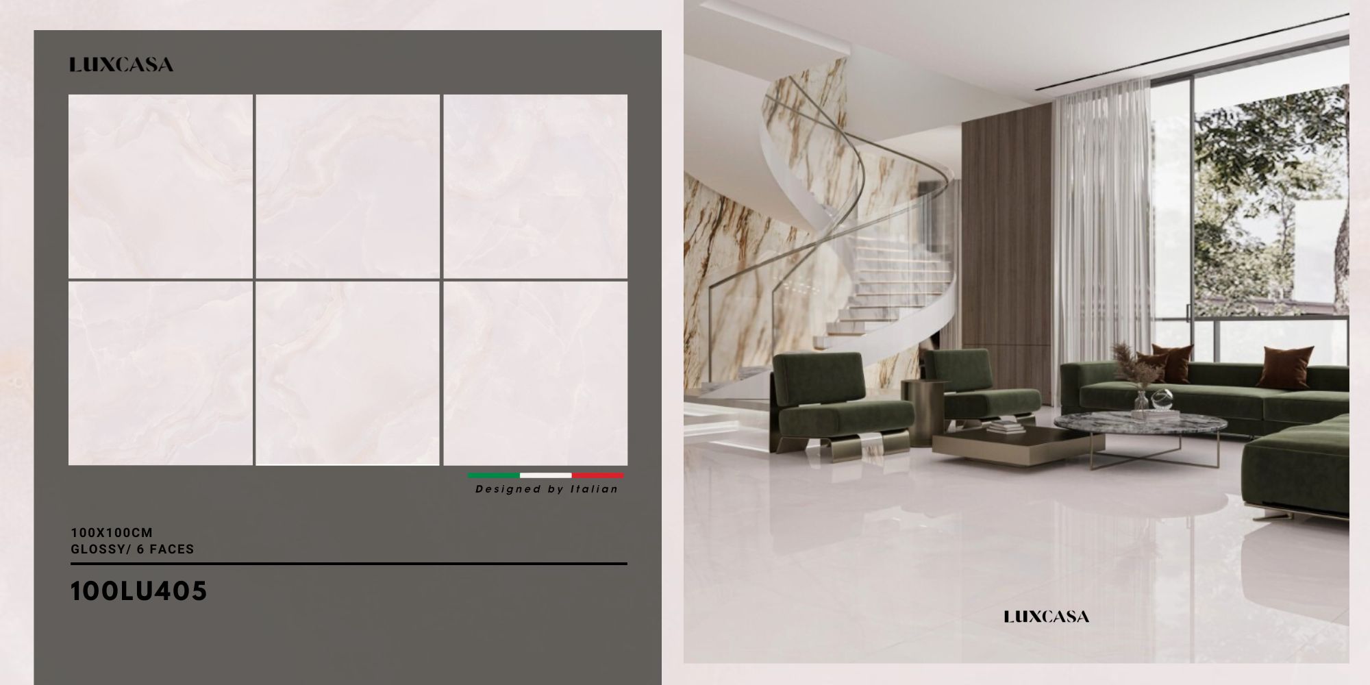 Gạch onyx 1000×1000 100LU405
