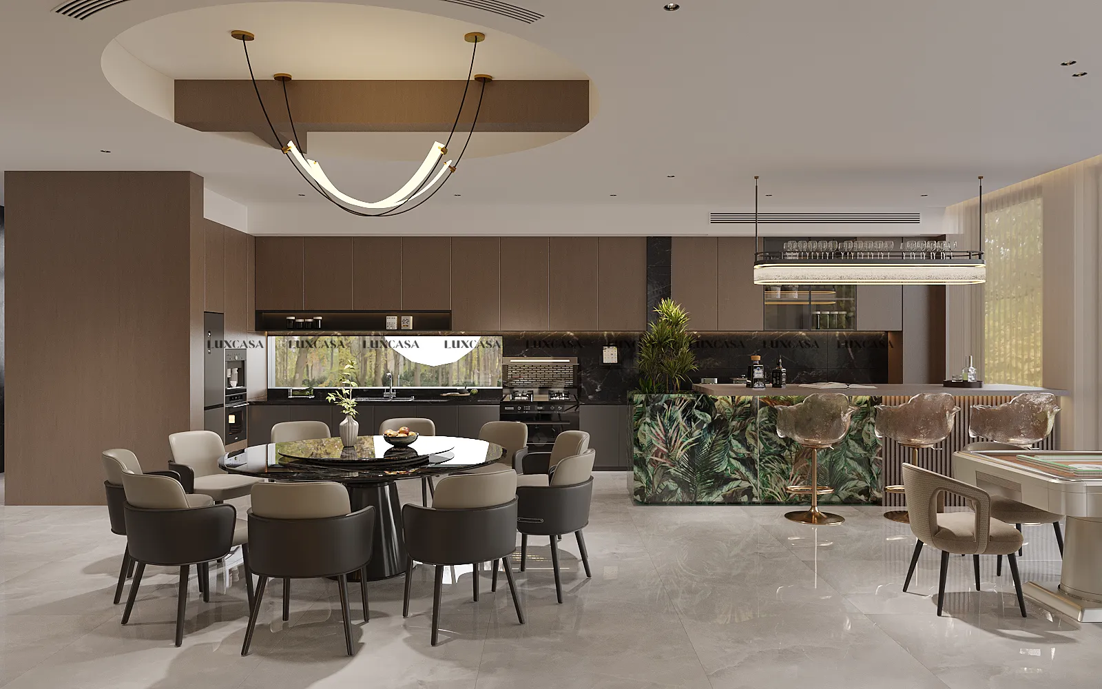 Gạch onyx xám 1000×1000 100LU402