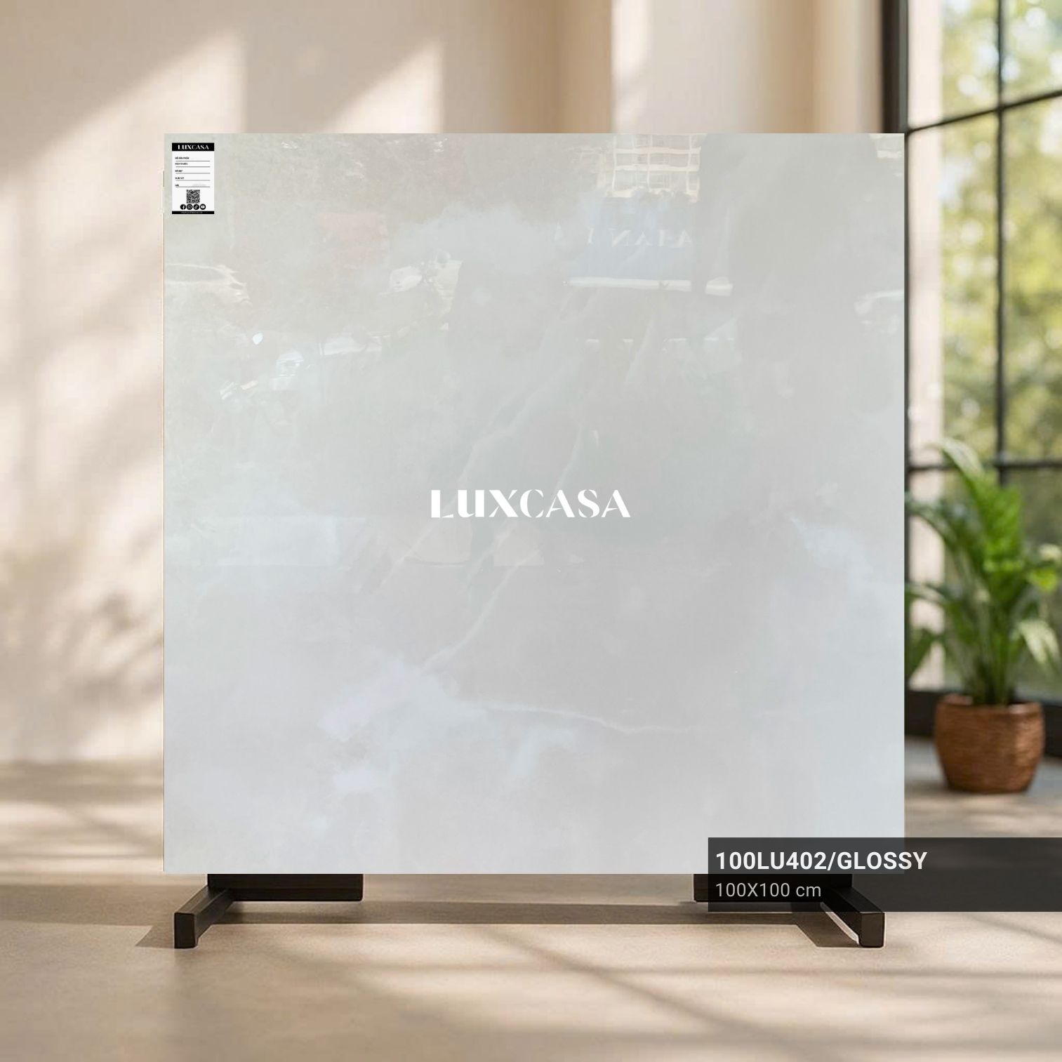 Gạch onyx xám 1000×1000 100LU402