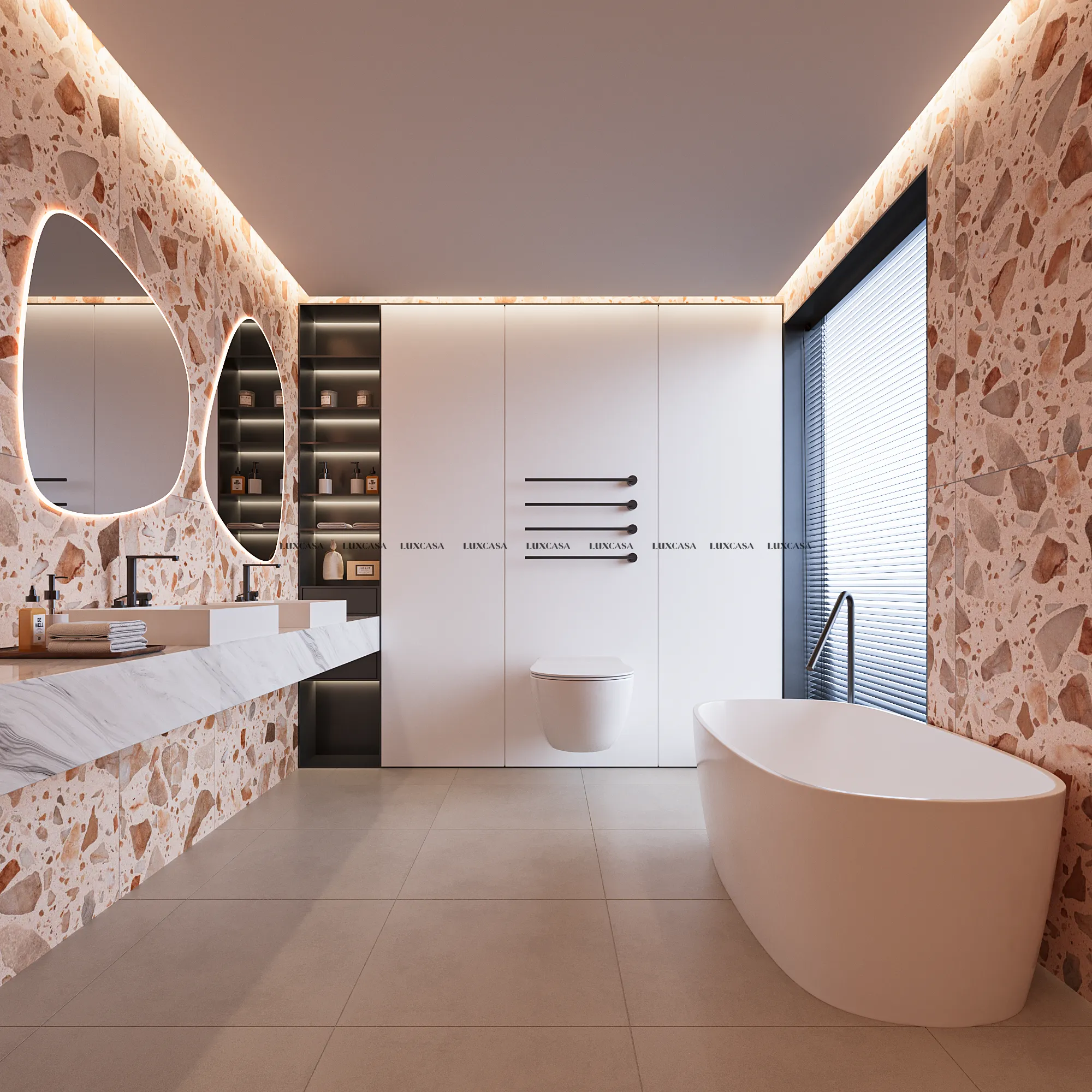 Gạch terrazzo 60×120 612LU612D237