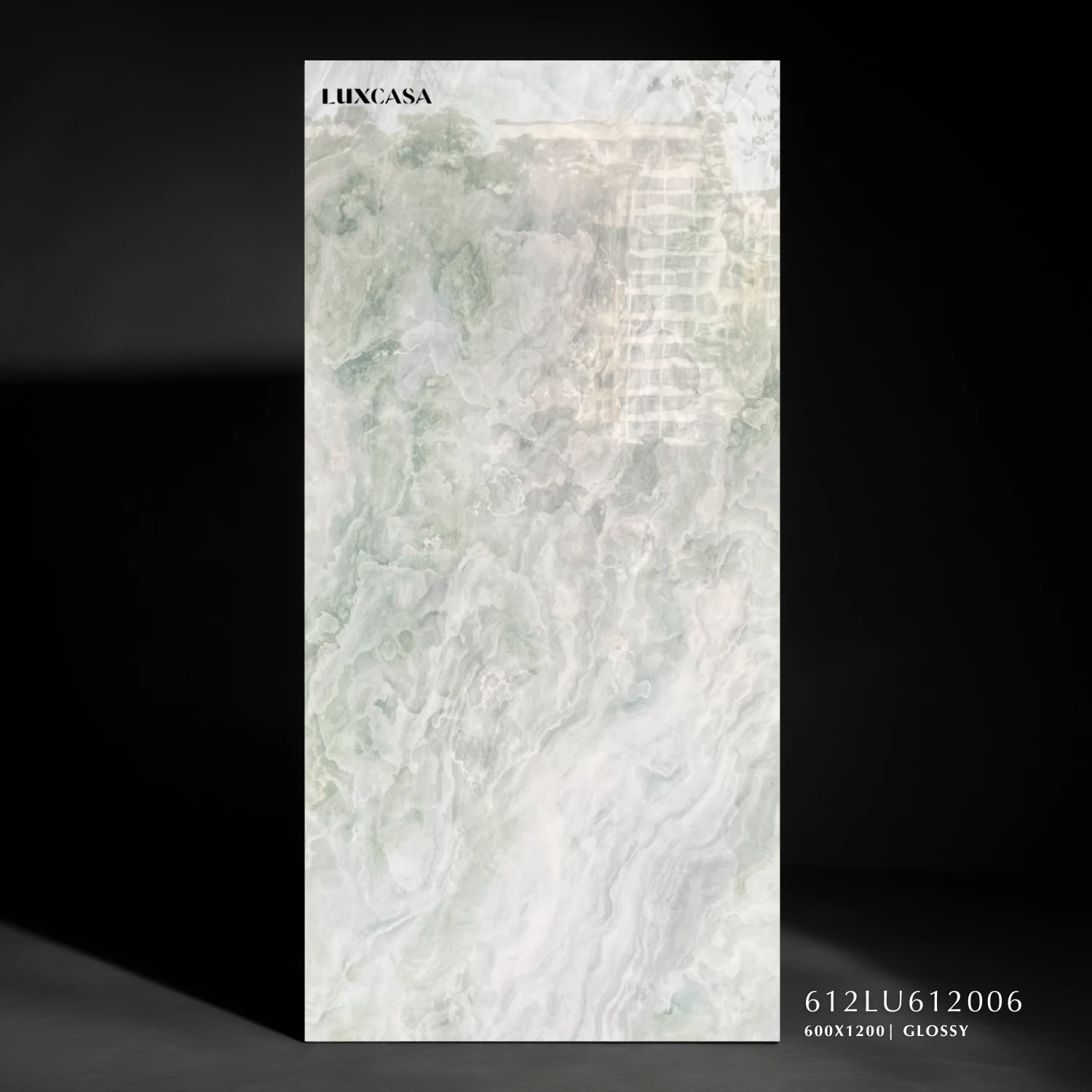 Gạch xanh ngọc bóng 60x120 612LU612006