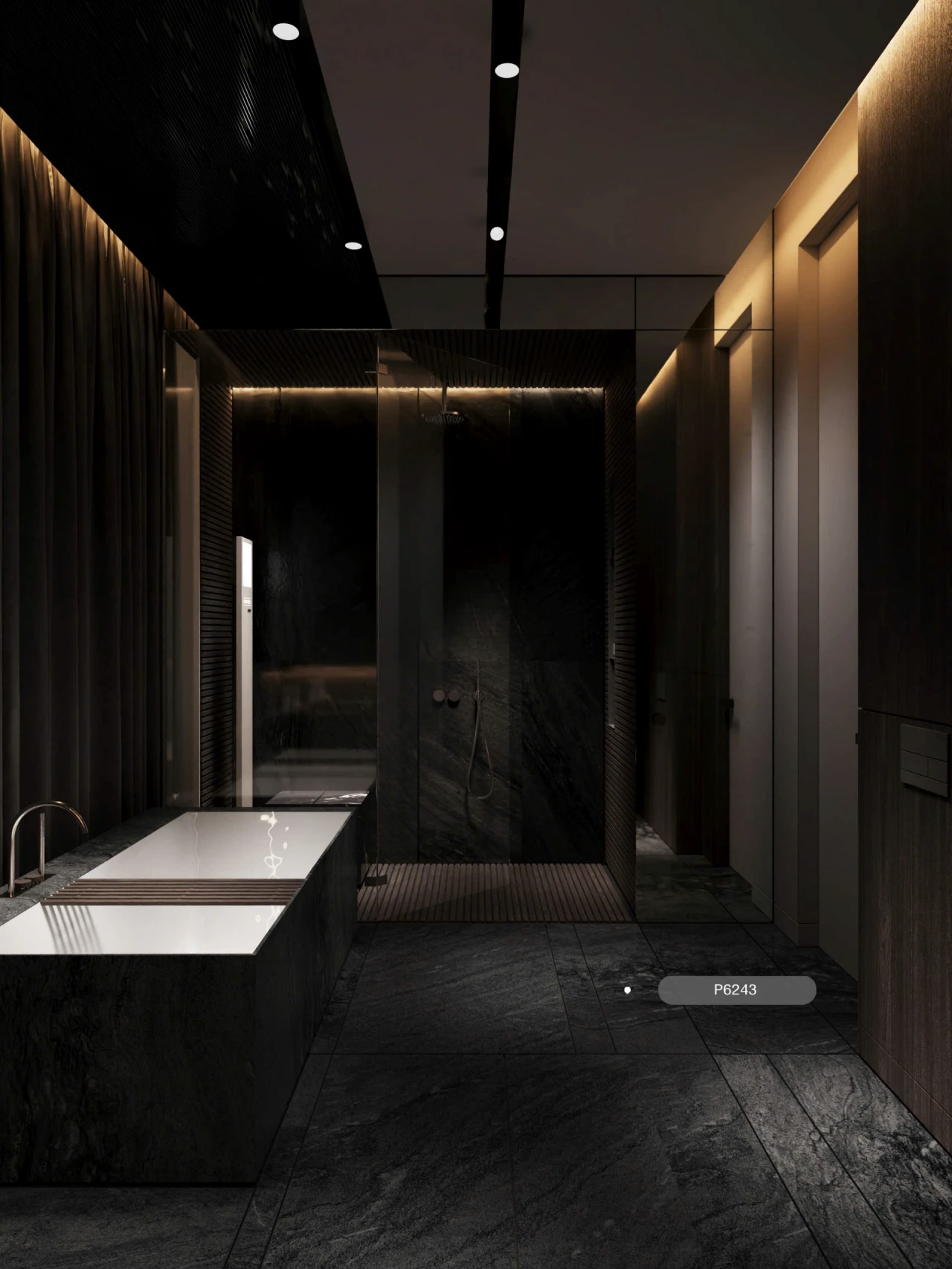 Mẫu gạch ốp nhà vệ sinh giả đá 60×120 612LU62423 (1)