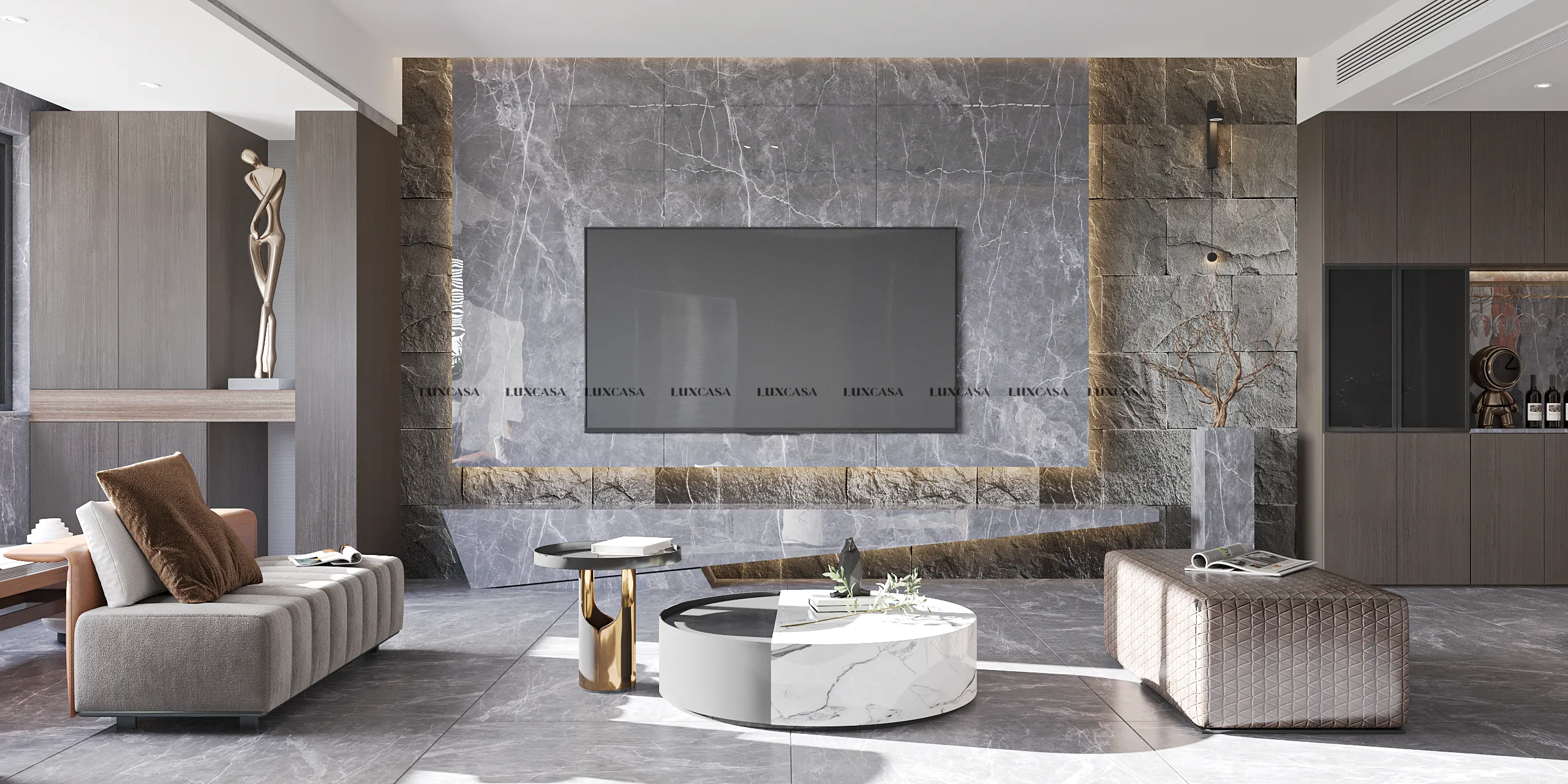 Đá nung kết 120x280 1228LUAR-CH