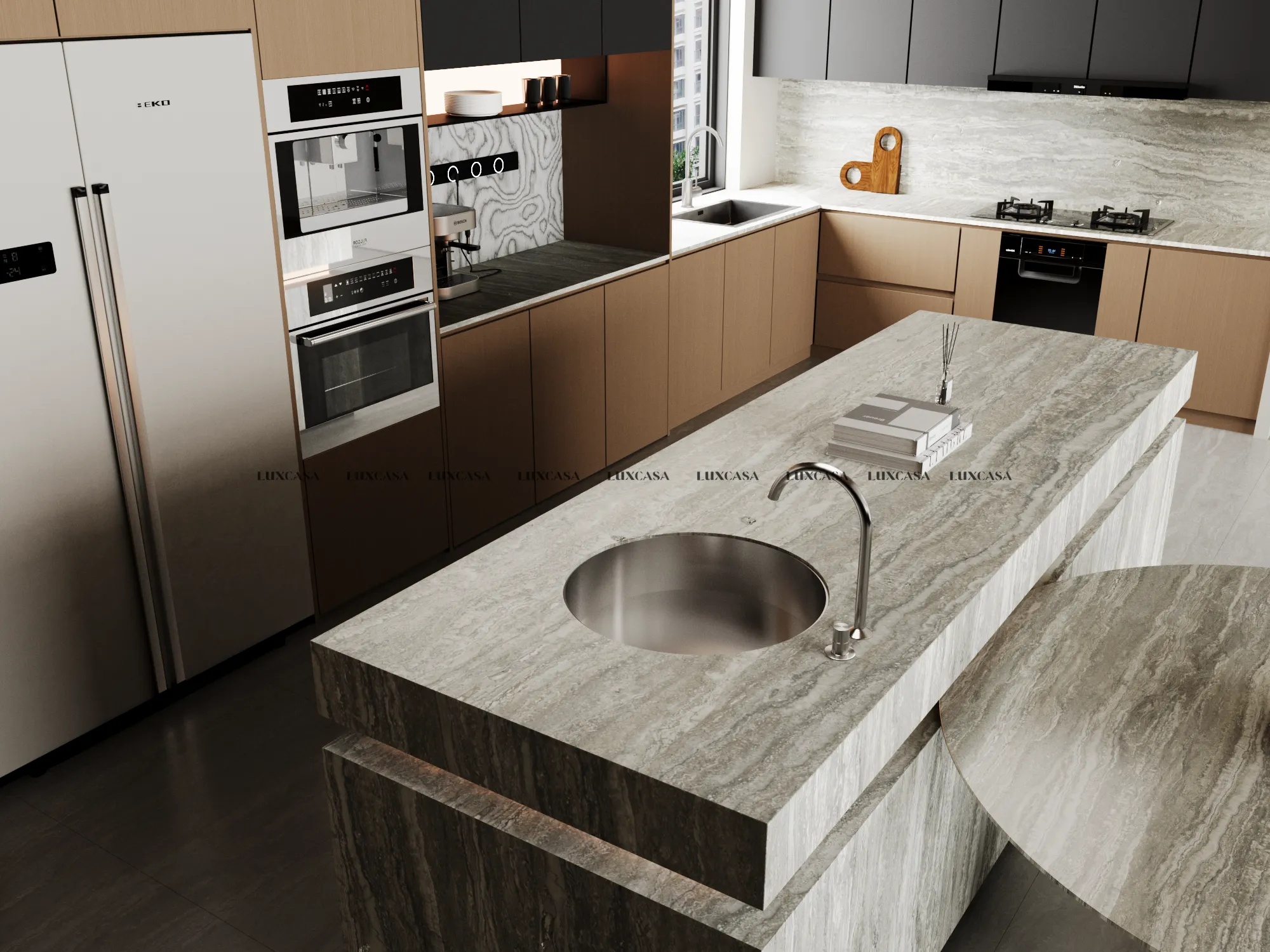 Đá nung kết 120x280 1228LUTR-GR