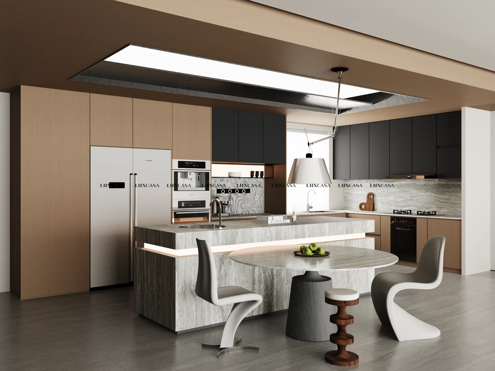 Đá nung kết 120x280 1228LUTR-GR