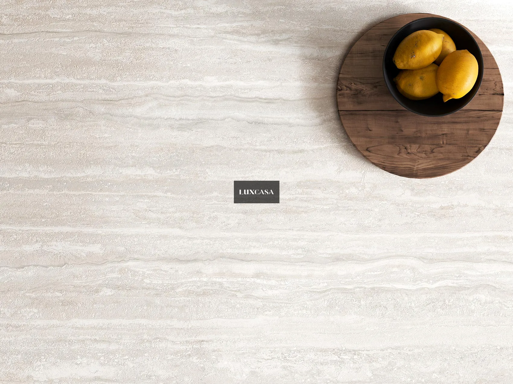 Đá nung kết travertine 120x280 1228LUTR-IV làm mặt bàn bếp