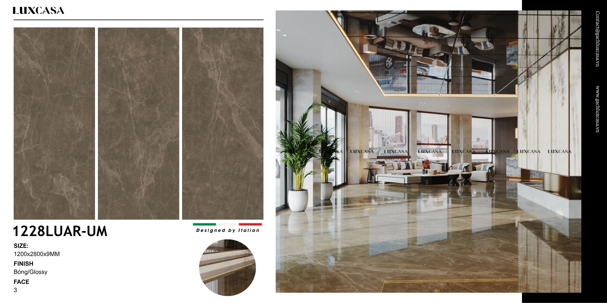 Đá nung kết 120×280 1228LUAR-UM