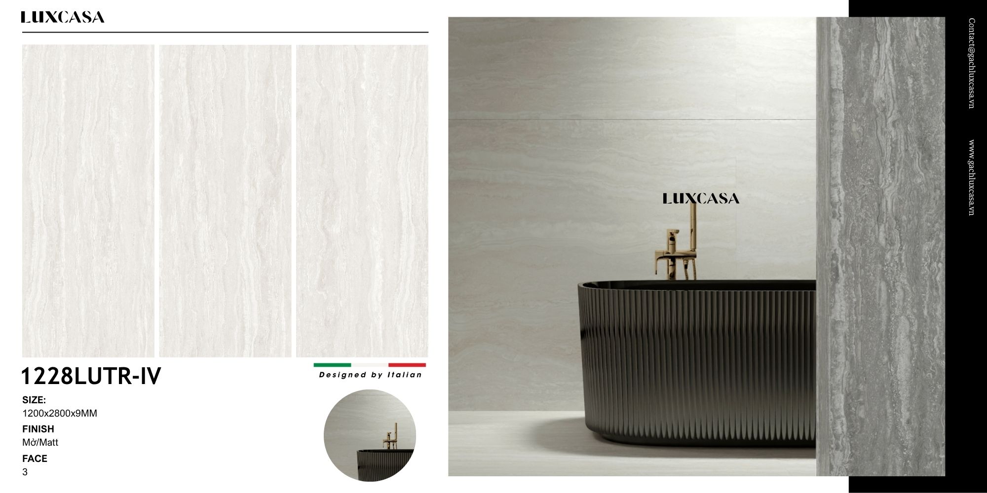 Đá nung kết 120×280 1228LUTR-IV