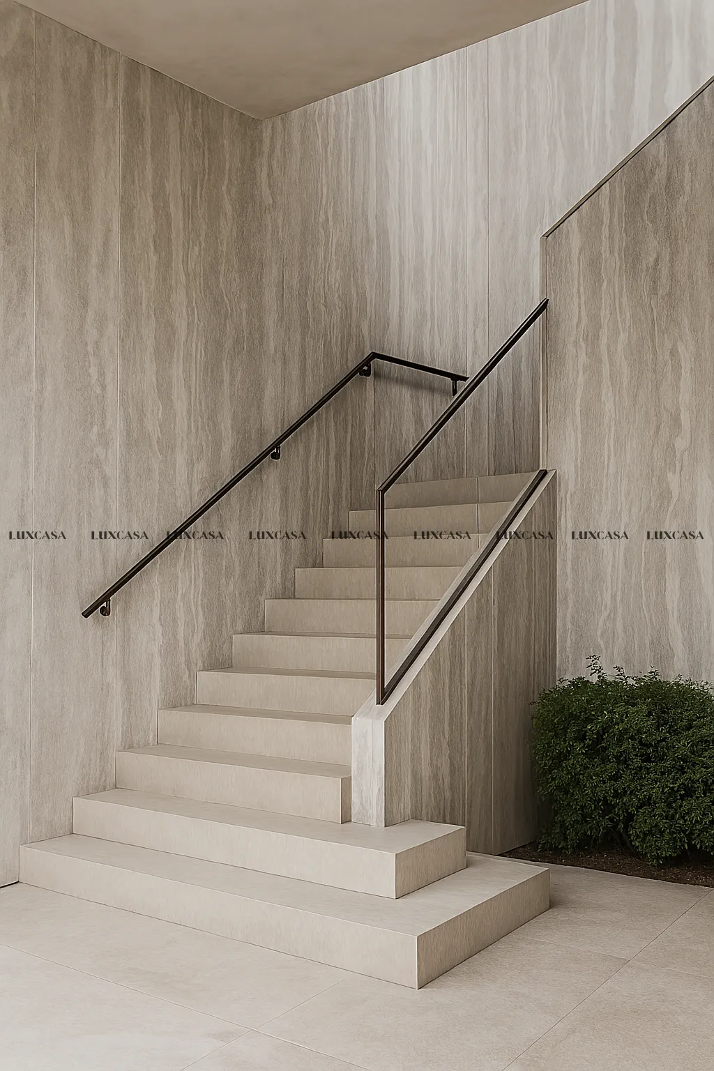 Đá nung kết ốp cầu thang 1632LUTR-GR 