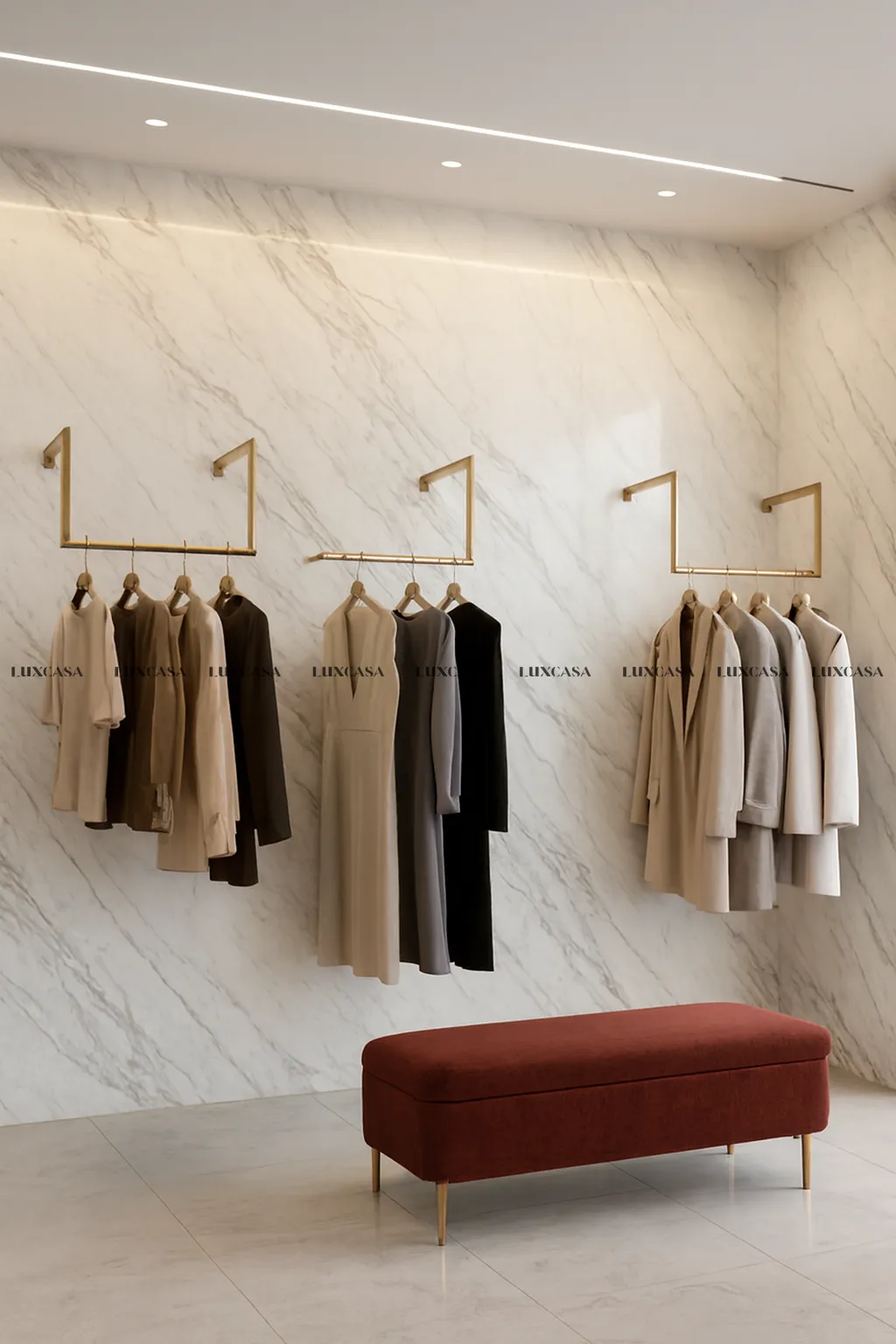 Đá nung kết ốp shop thời trang 1632LUST-BI-GL