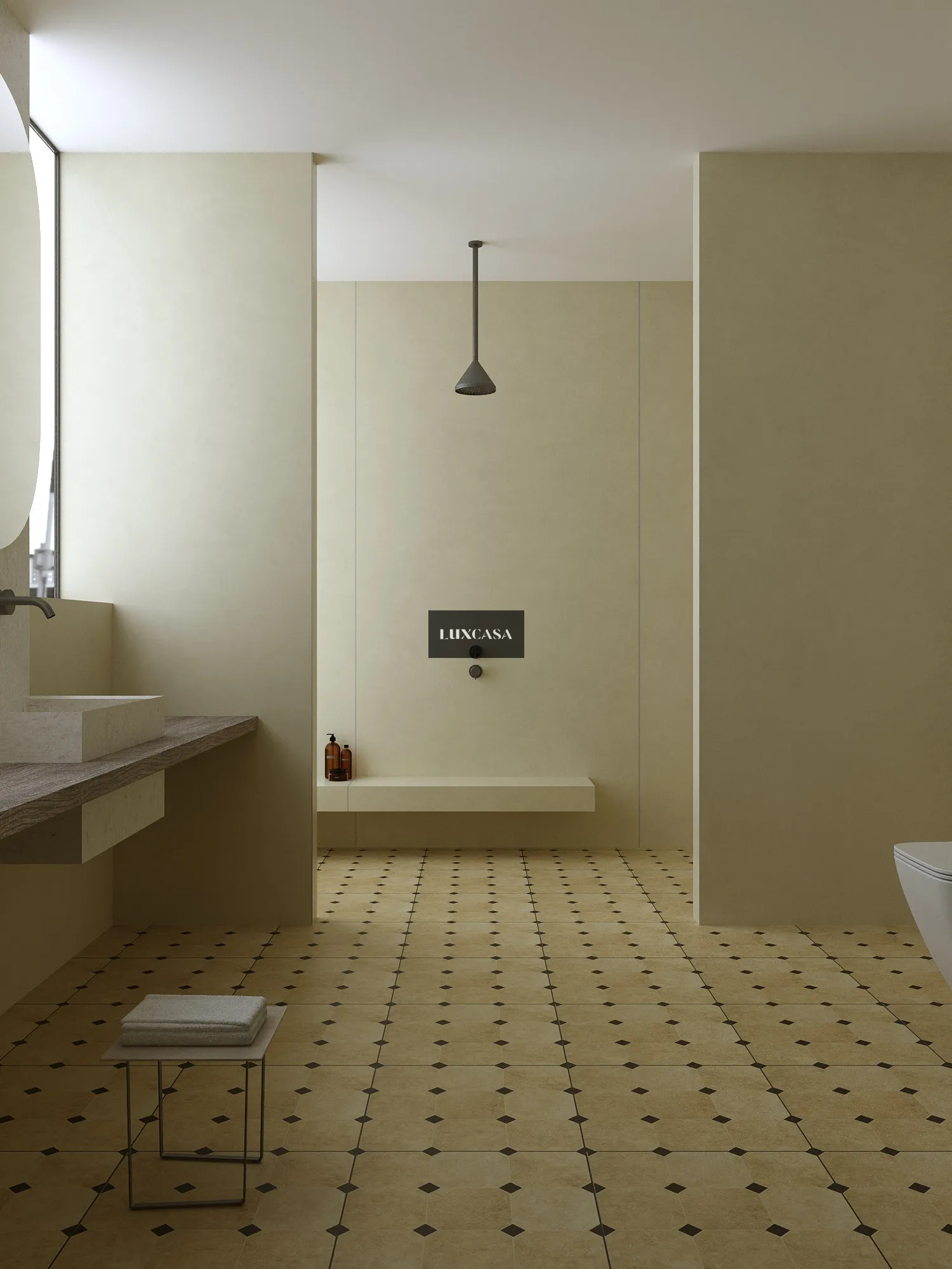 Đá nung kết ốp wc 1228LUTE-BE