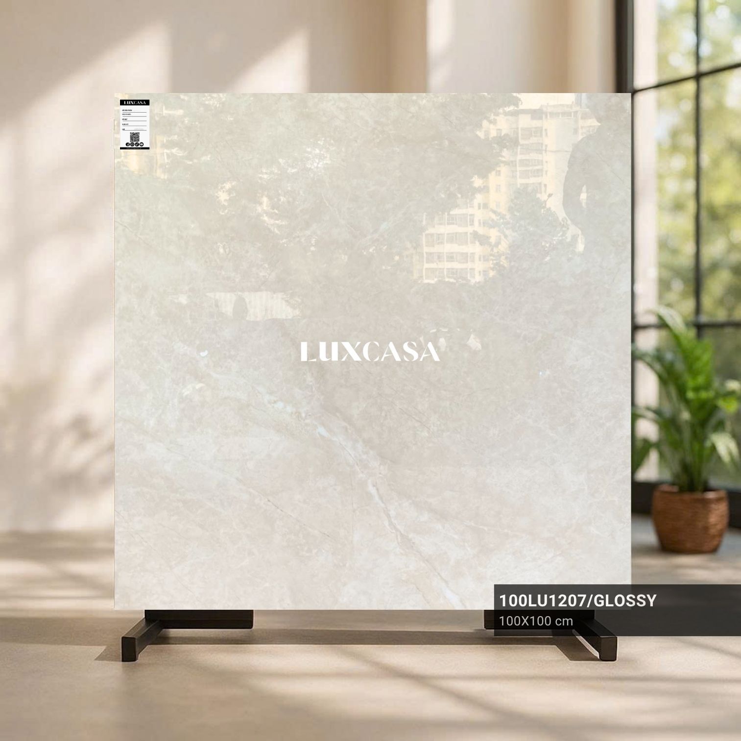 Gạch kem bóng 1000×1000 100LU1207