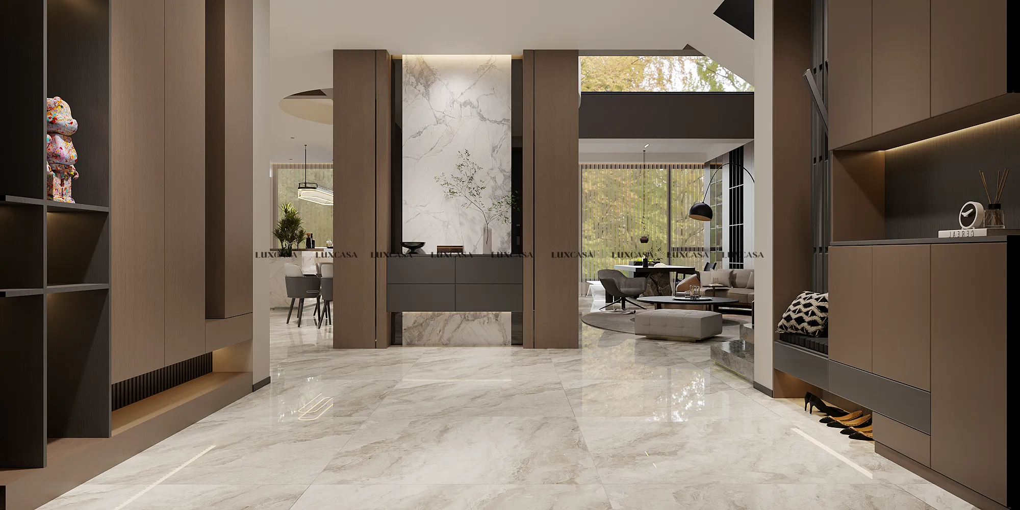 Gạch 1200X1200 kem bóng 120LU1105