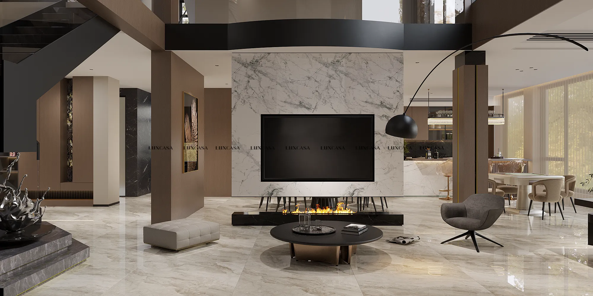 Gạch 1200X1200 kem bóng 120LU1105